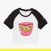 Puma Rocky Flacko Smile Baby Kadın Beyaz T-Shirt