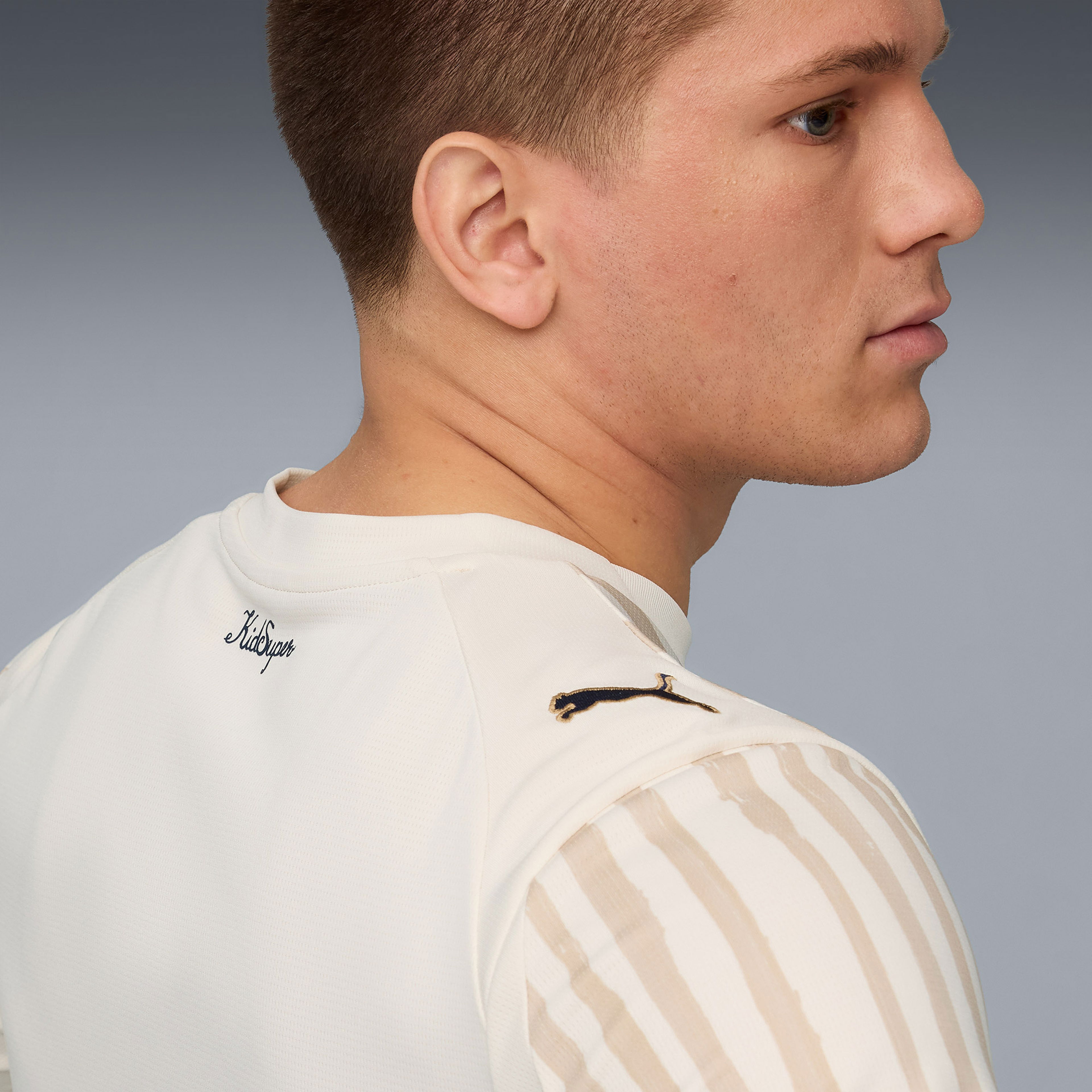Puma Kidsuper Ahsfc Jersey Rep Erkek Krem Forma