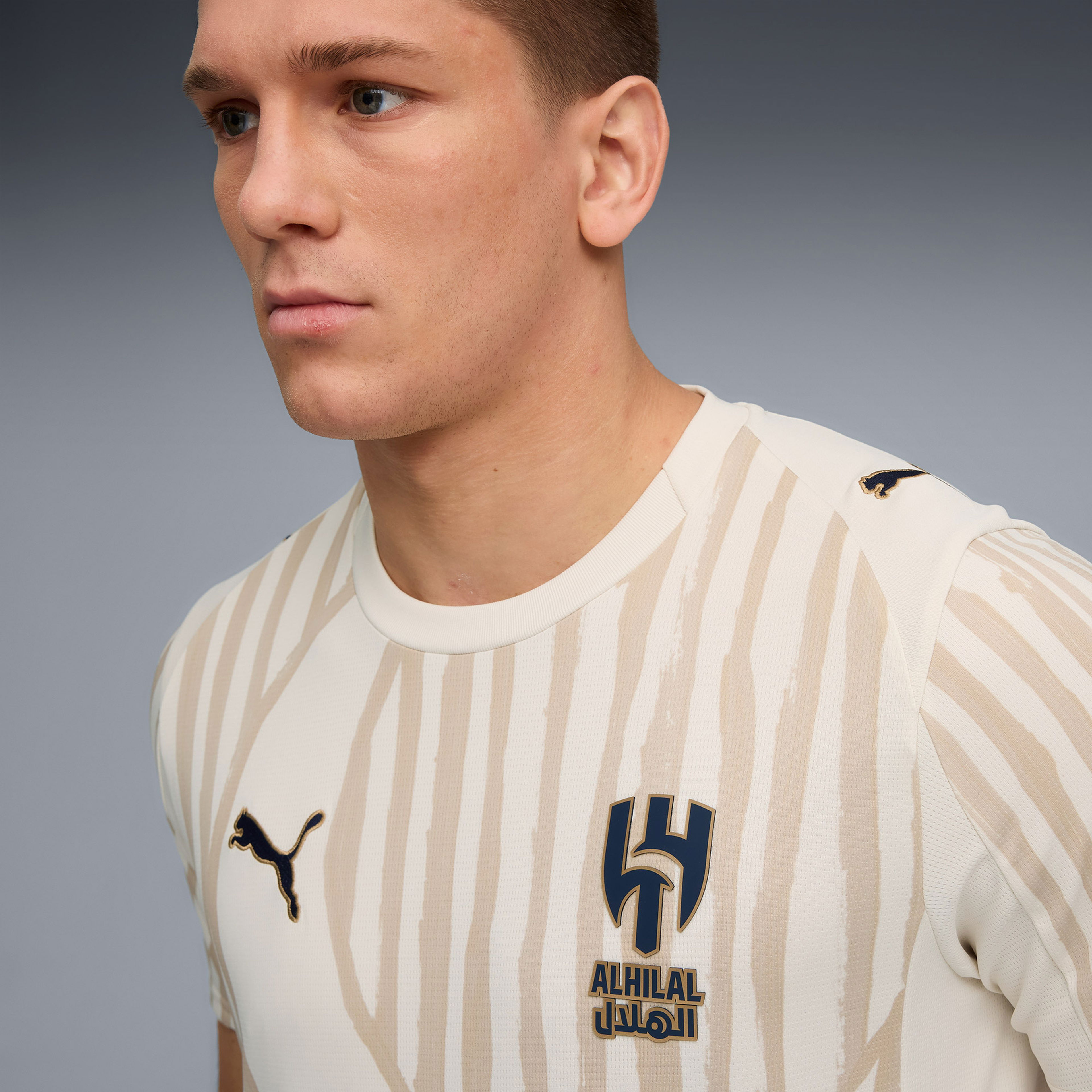 Puma Kidsuper Ahsfc Jersey Rep Erkek Krem Forma