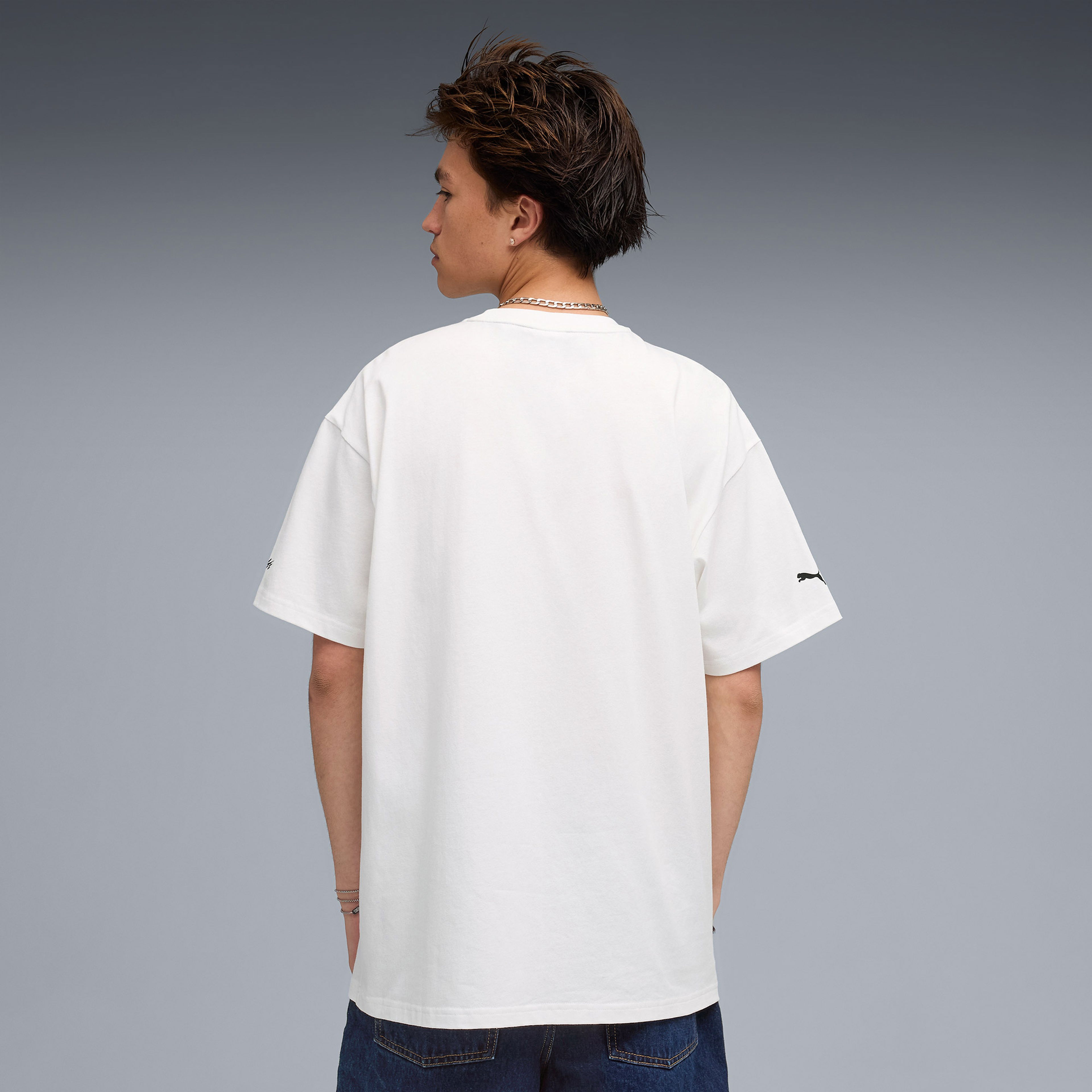 Puma Asap Rocky Flacko Smile Erkek Beyaz T-Shirt