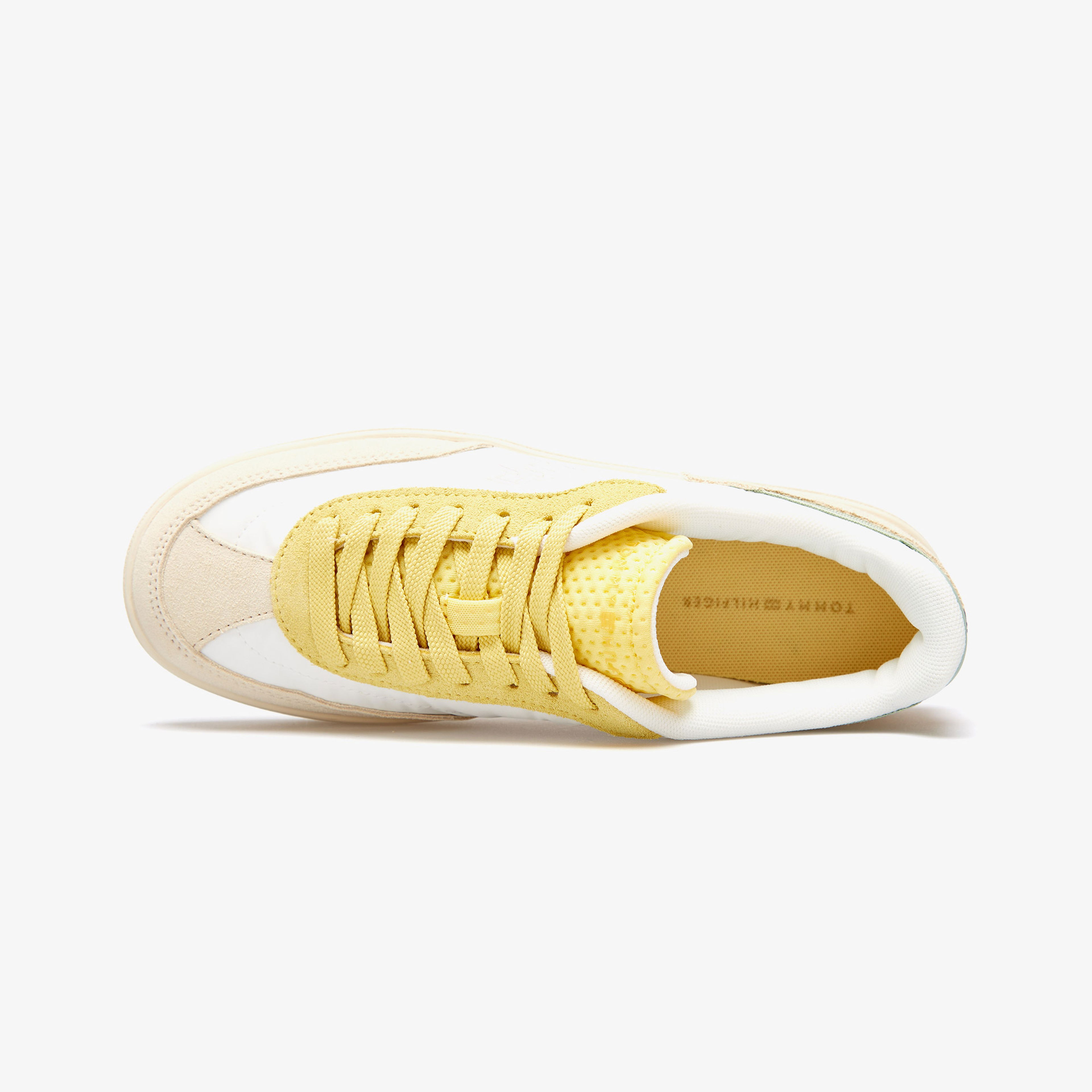Tommy Hilfiger Heritage Muslin Kadın Beyaz Sneaker