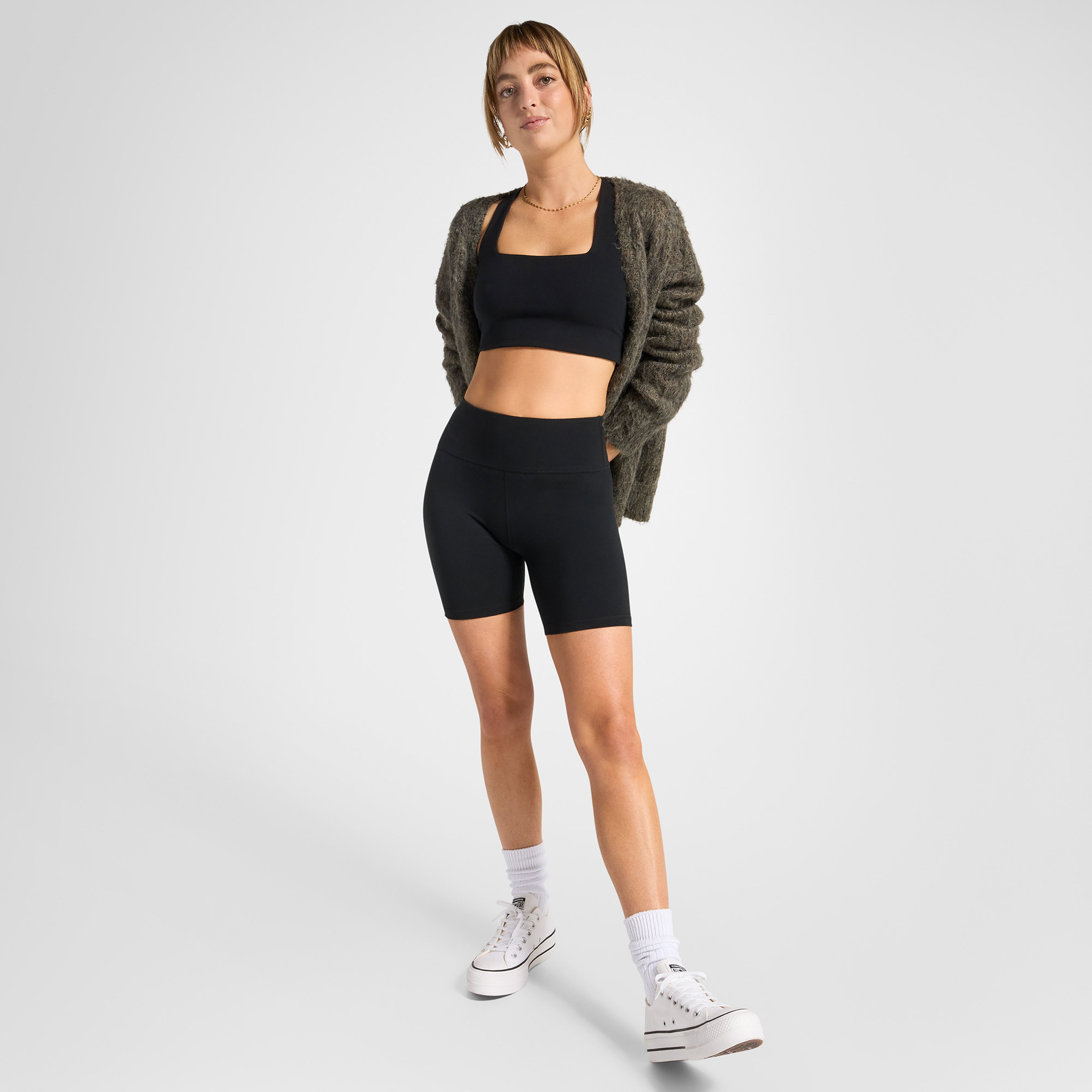 Converse Star Chevron Kadın Siyah Şort