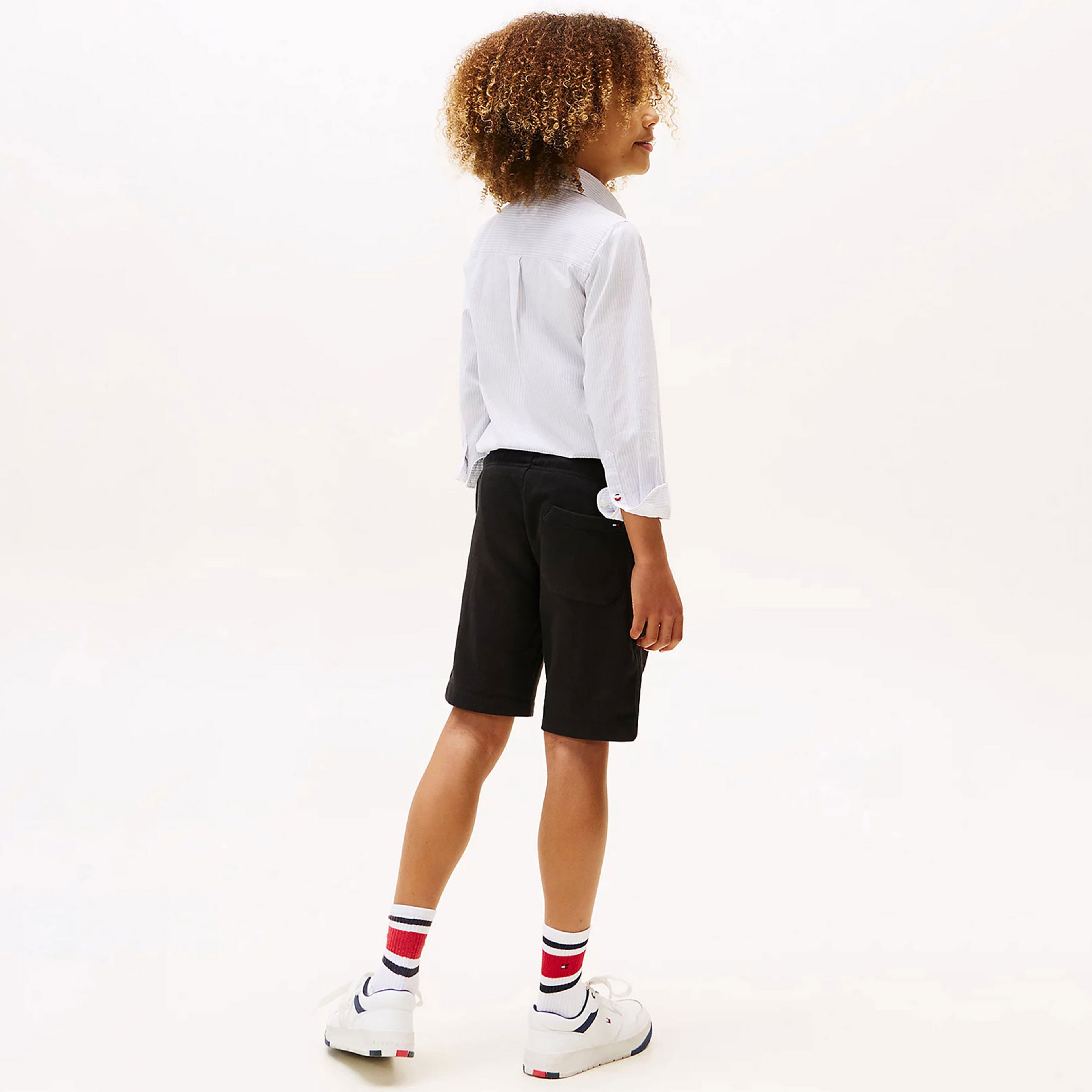 Tommy Hilfiger Logo Çocuk Siyah Şort