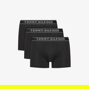 Tommy Hilfiger Bel Lastikli Logolu Erkek Siyah 3'lü Boxer