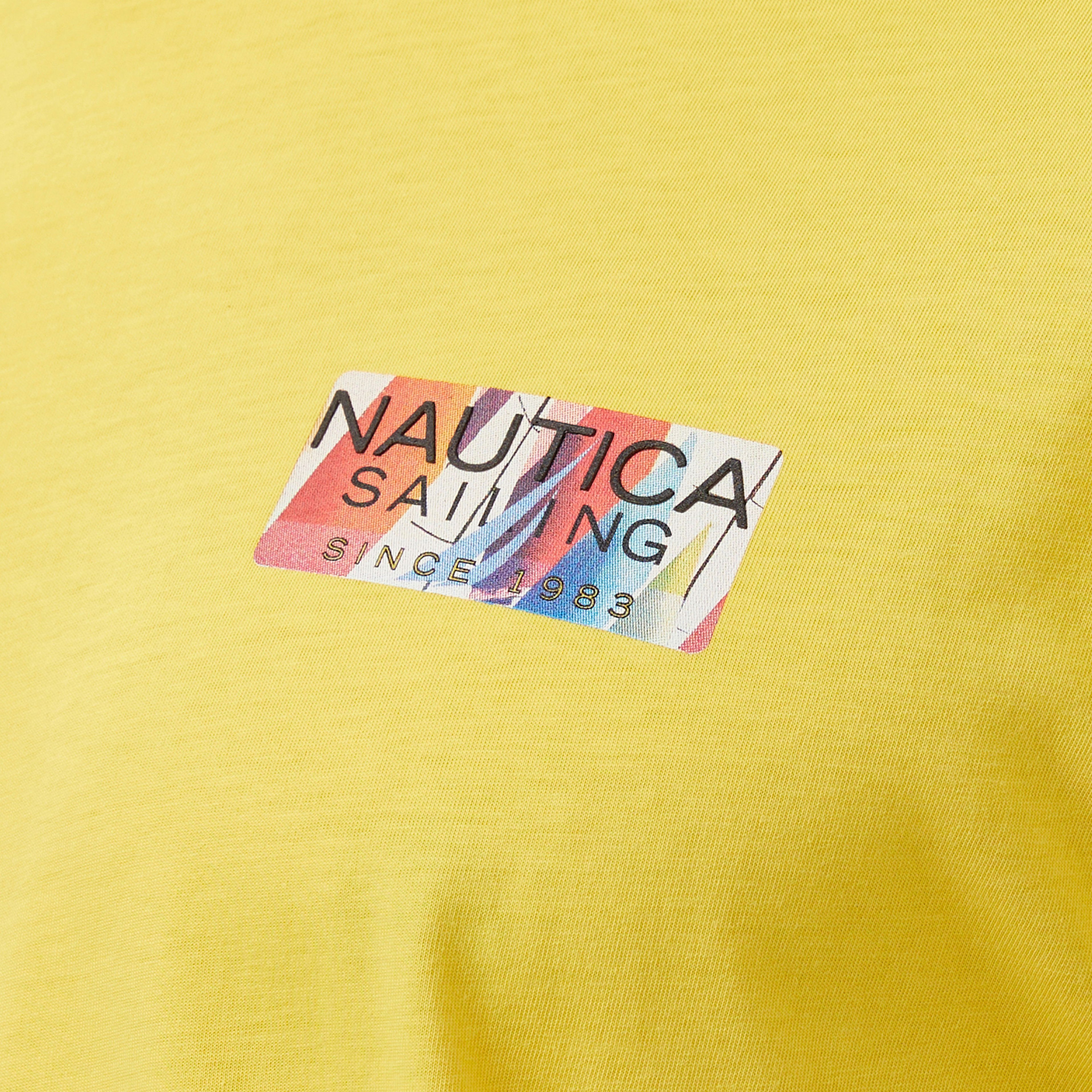 Nautica Regular Fit Erkek Sarı T-Shirt