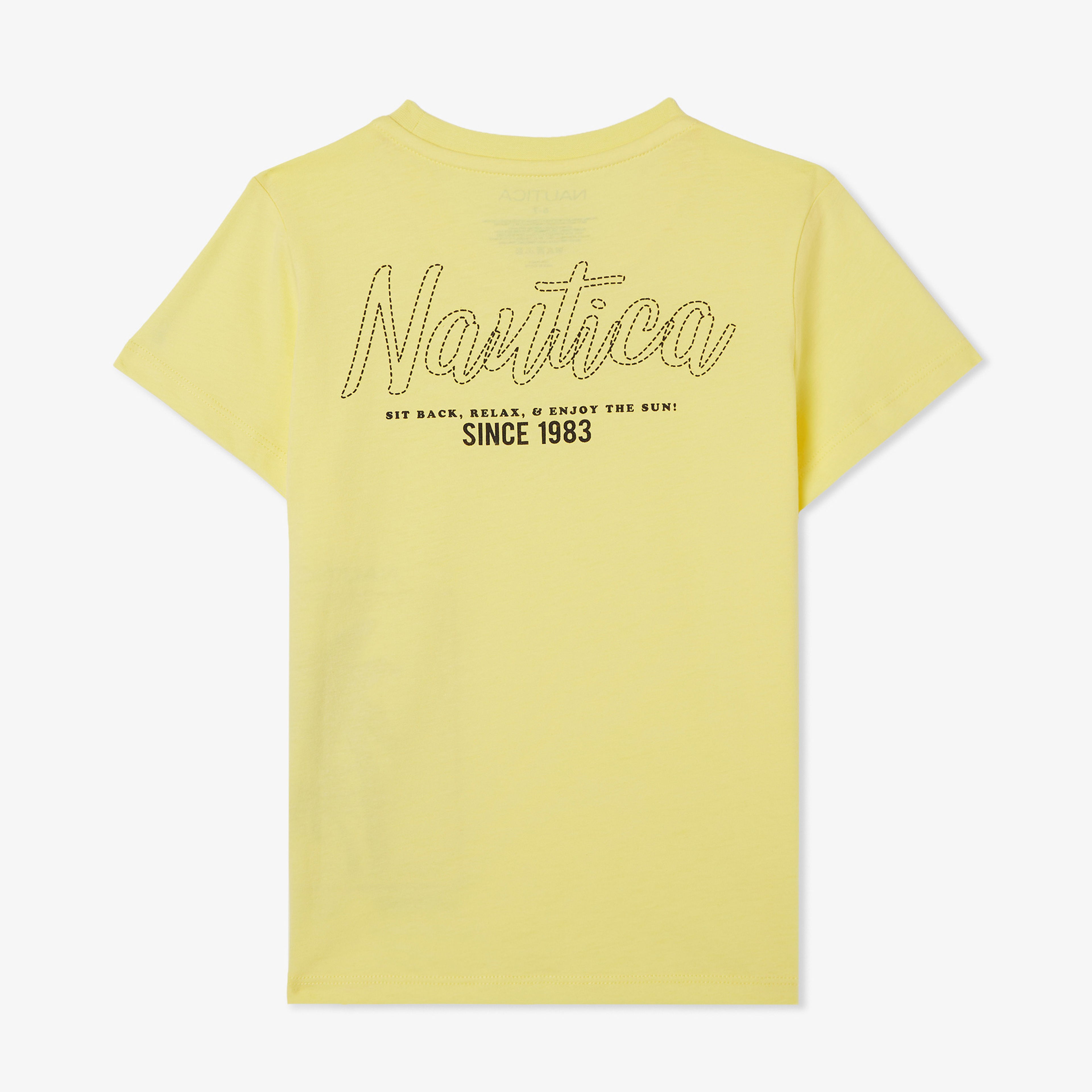 Nautica Regular Fit Çocuk Sarı T-Shirt