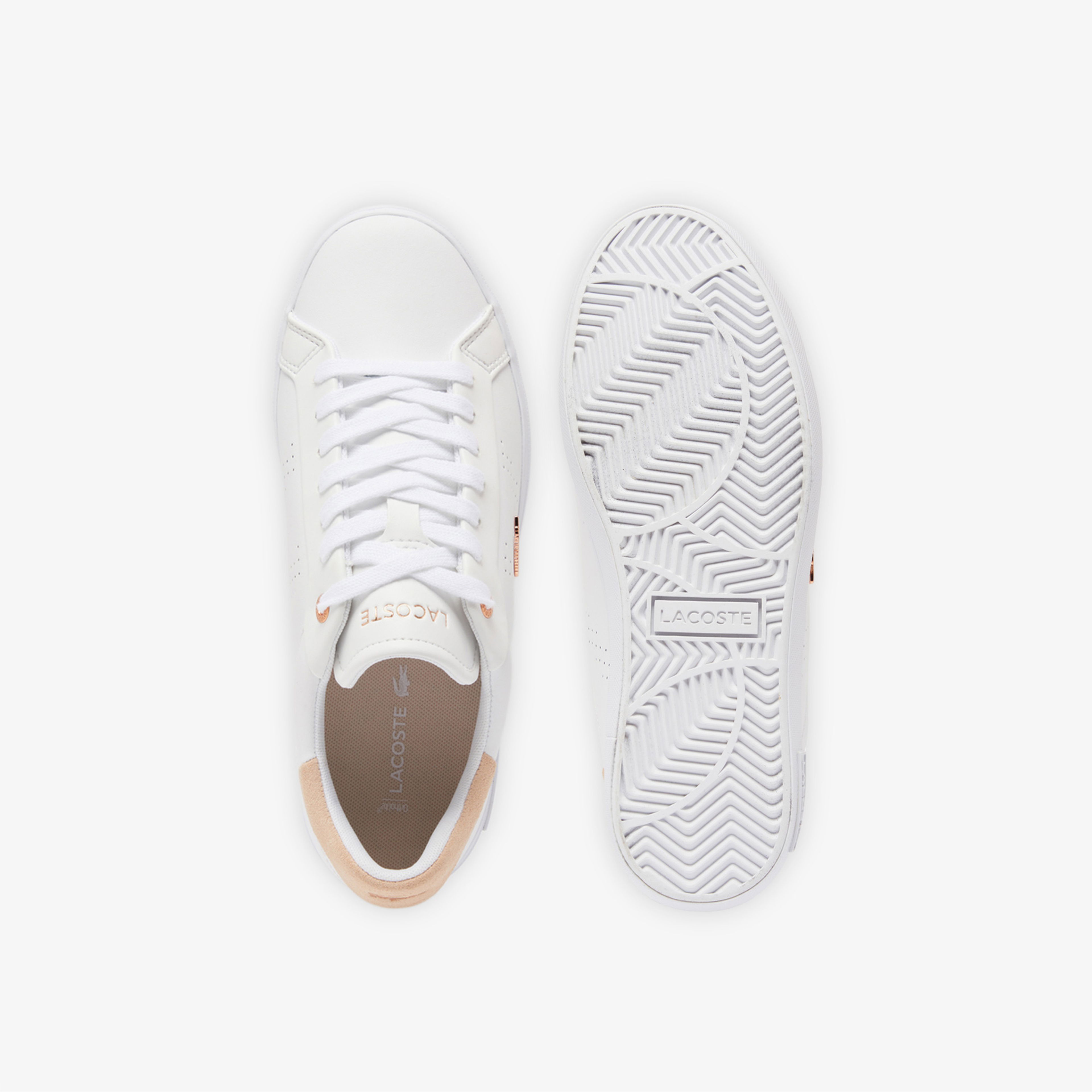 Lacoste Powercourt 2.0 Kadın Beyaz Sneaker