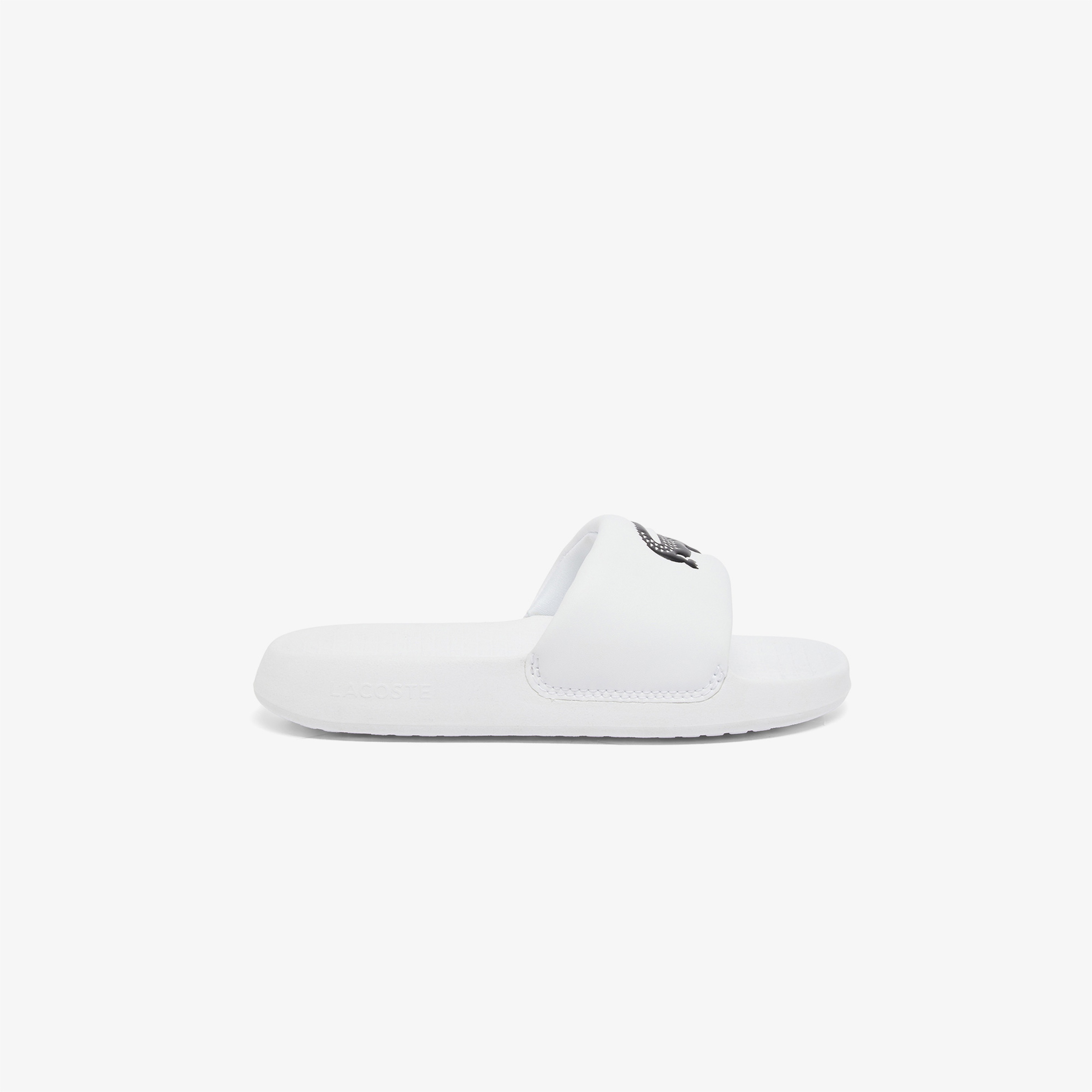 Lacoste Serve Slide 1.0 Çocuk Beyaz Terlik