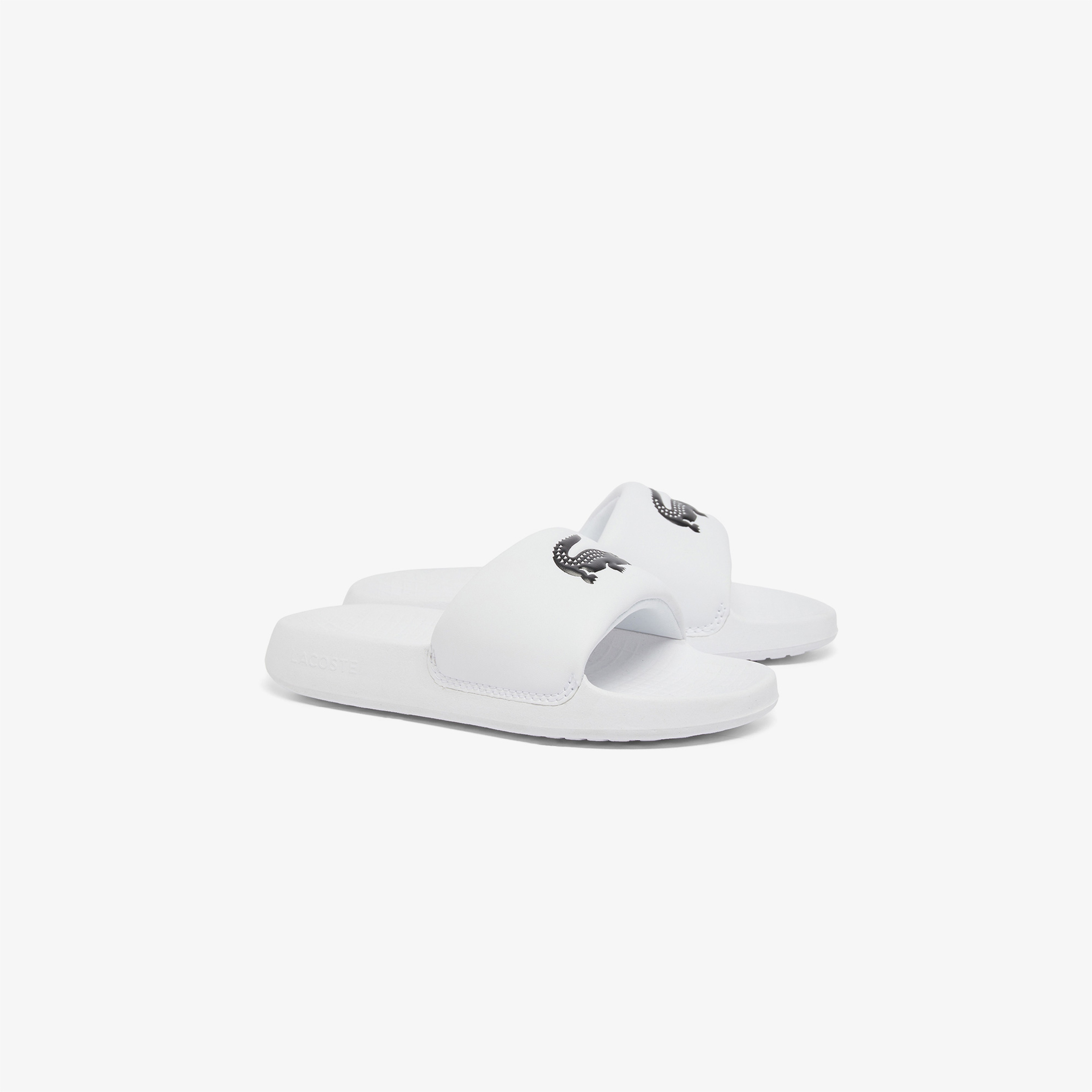 Lacoste Serve Slide 1.0 Çocuk Beyaz Terlik
