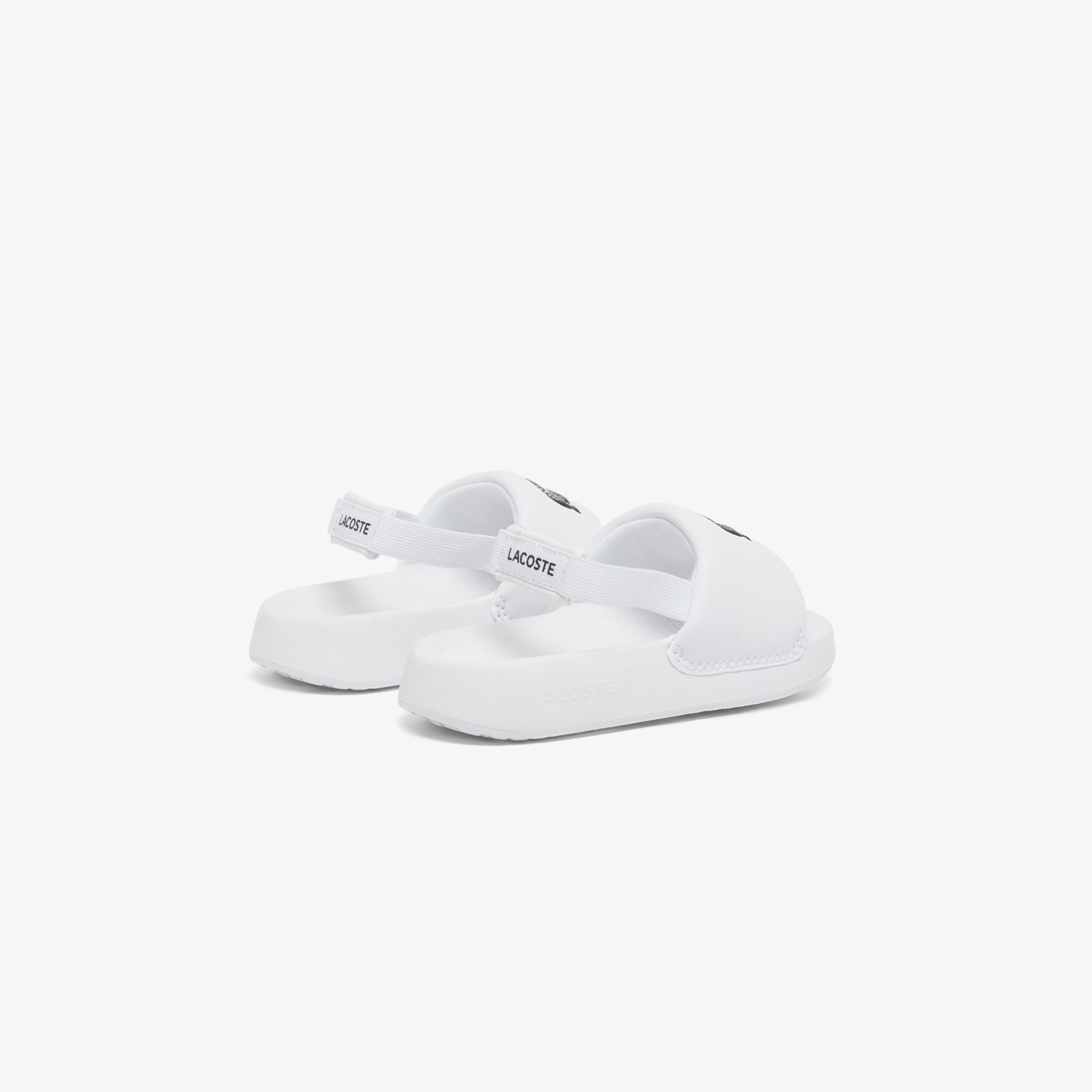 Lacoste Serve Slide 1.0 Çocuk Beyaz Sandalet