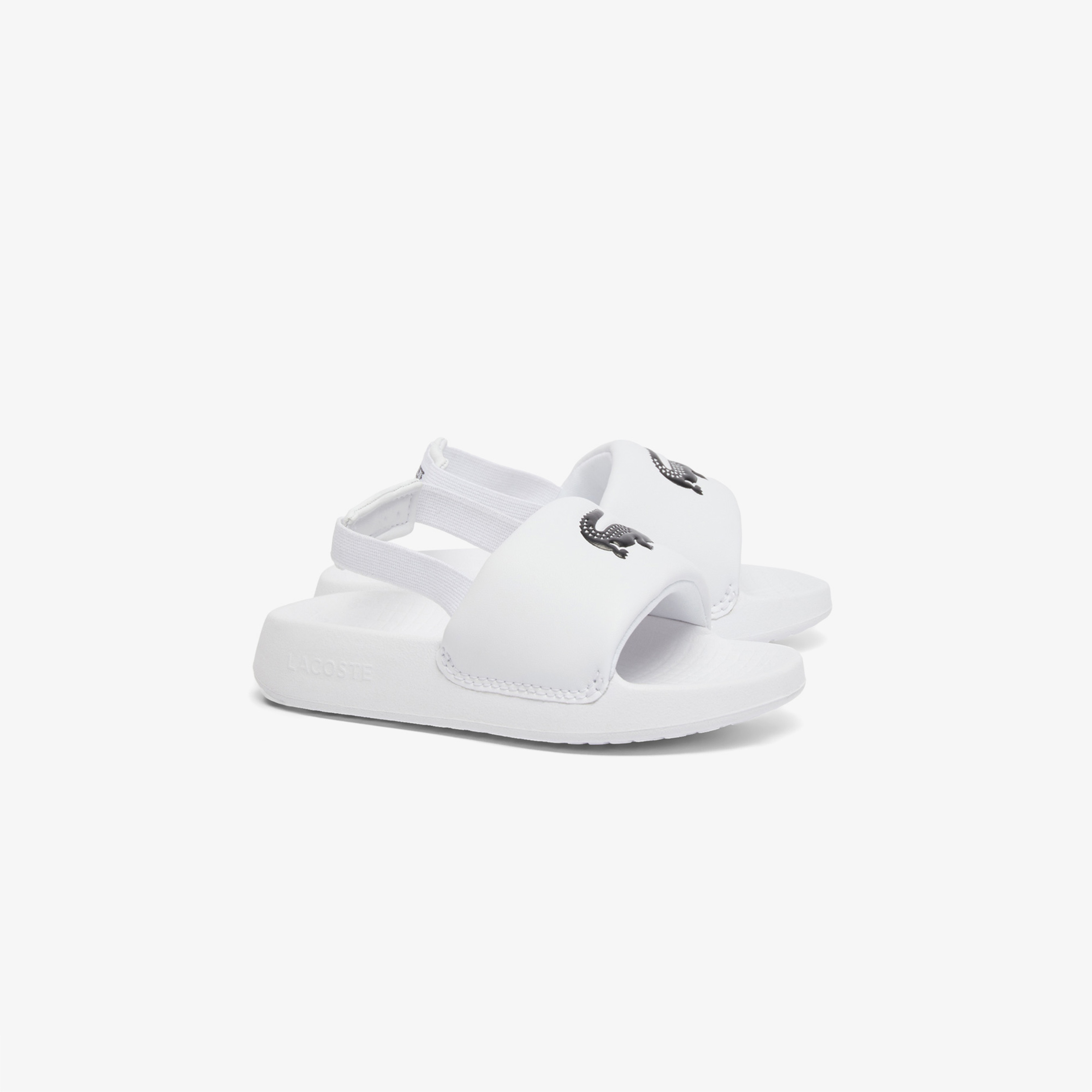 Lacoste Serve Slide 1.0 Çocuk Beyaz Sandalet