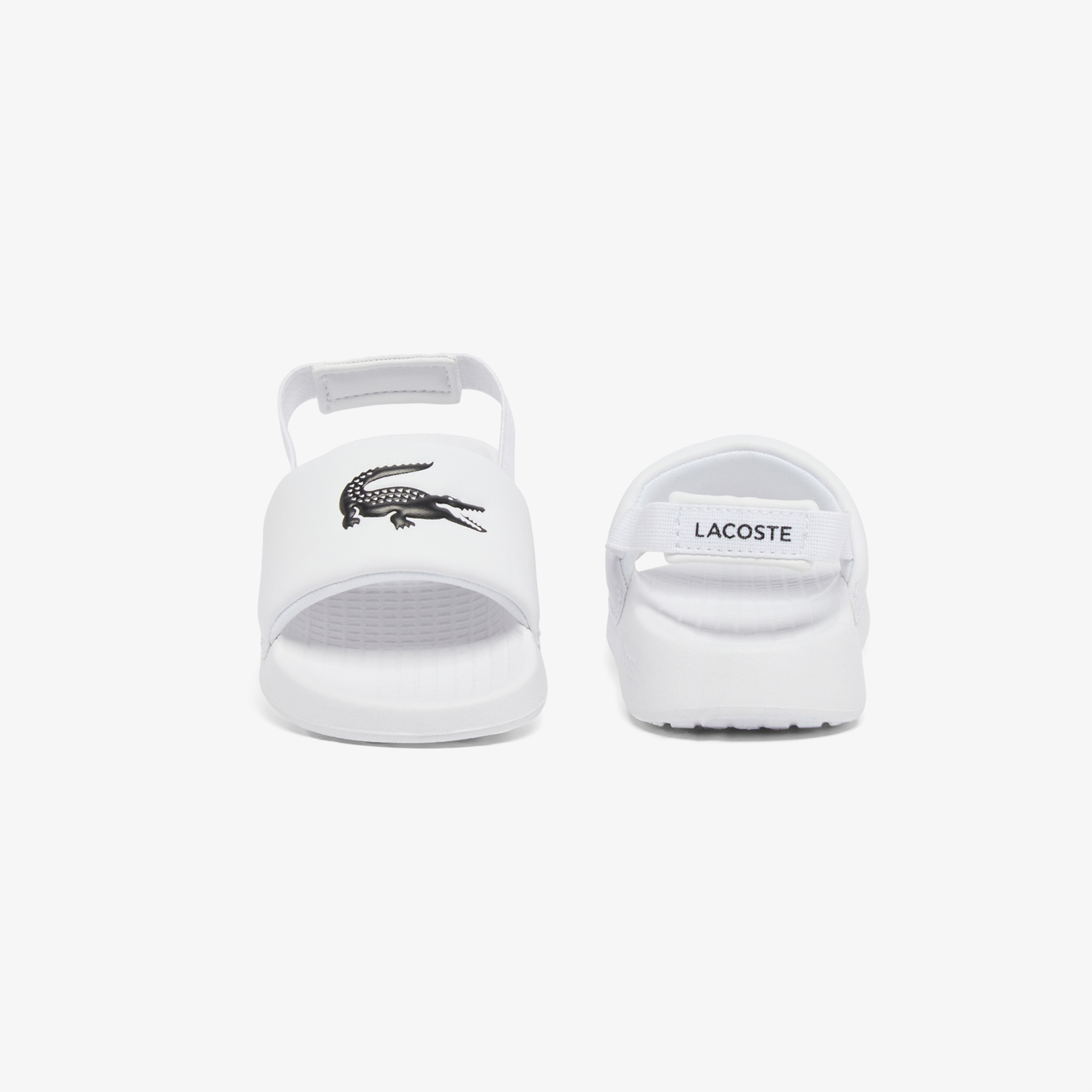 Lacoste Serve Slide 1.0 Çocuk Beyaz Sandalet