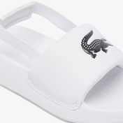 Lacoste Serve Slide 1.0 Çocuk Beyaz Sandalet