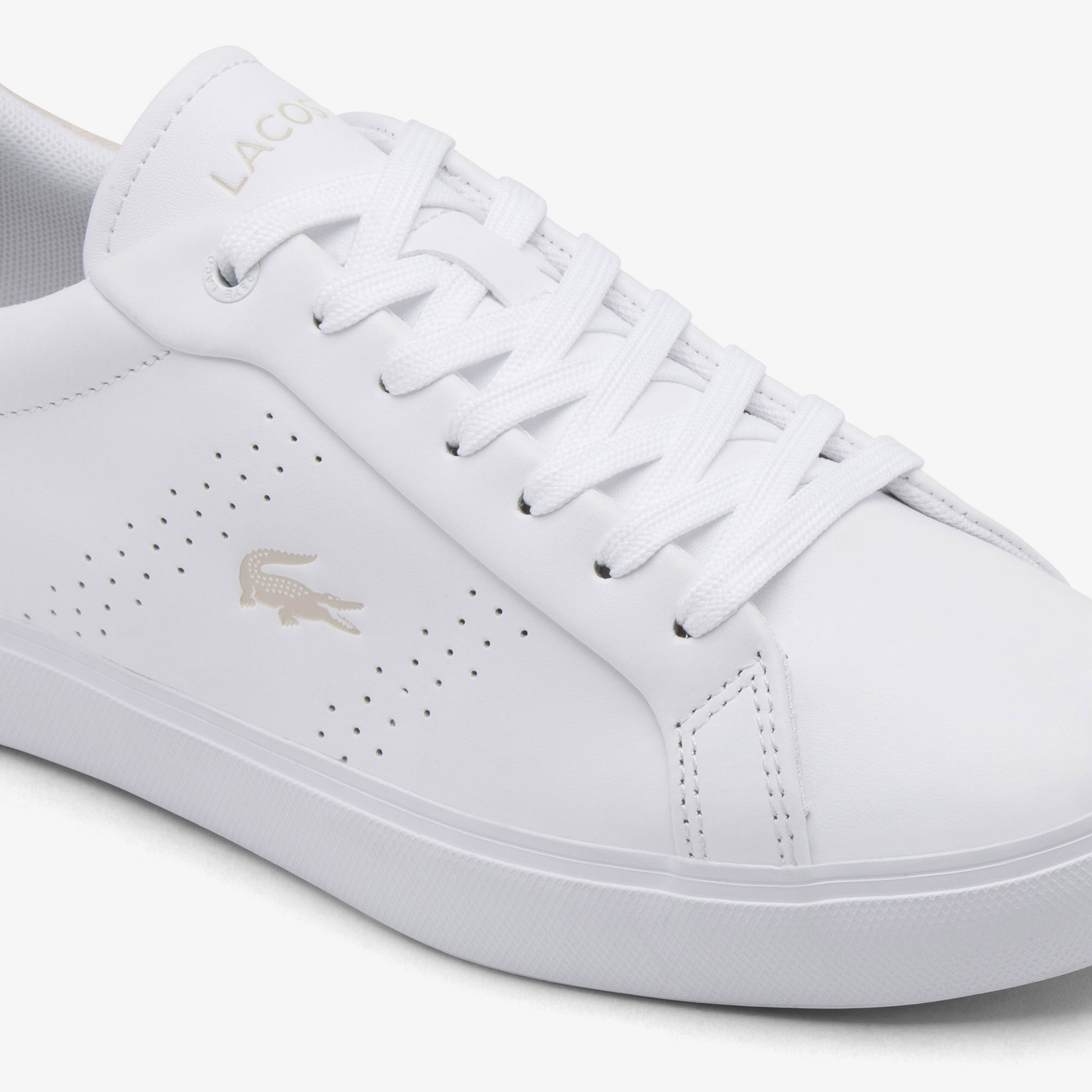 Lacoste Powercourt 2.0 Kadın Beyaz Sneaker