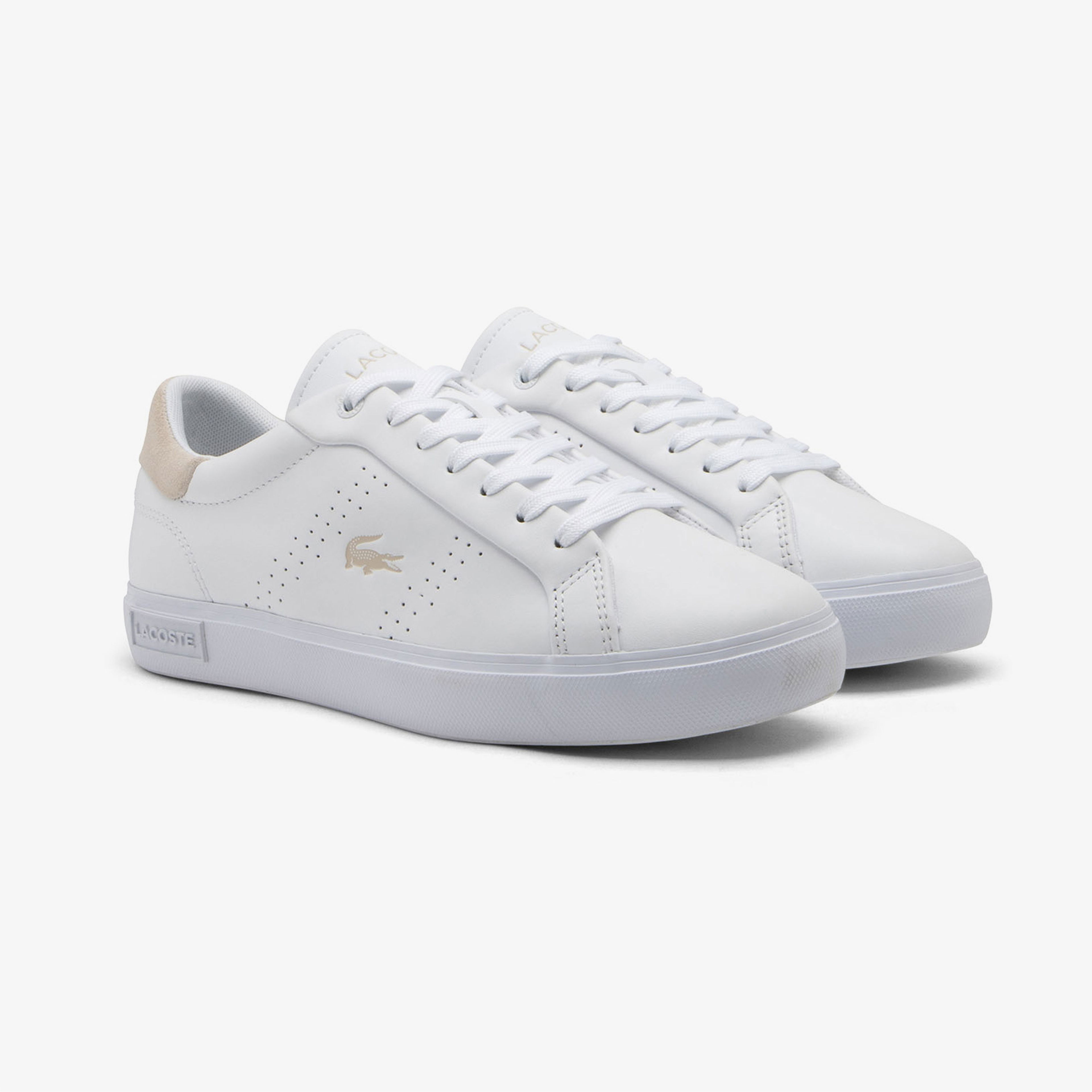 Lacoste Powercourt 2.0 Kadın Beyaz Sneaker