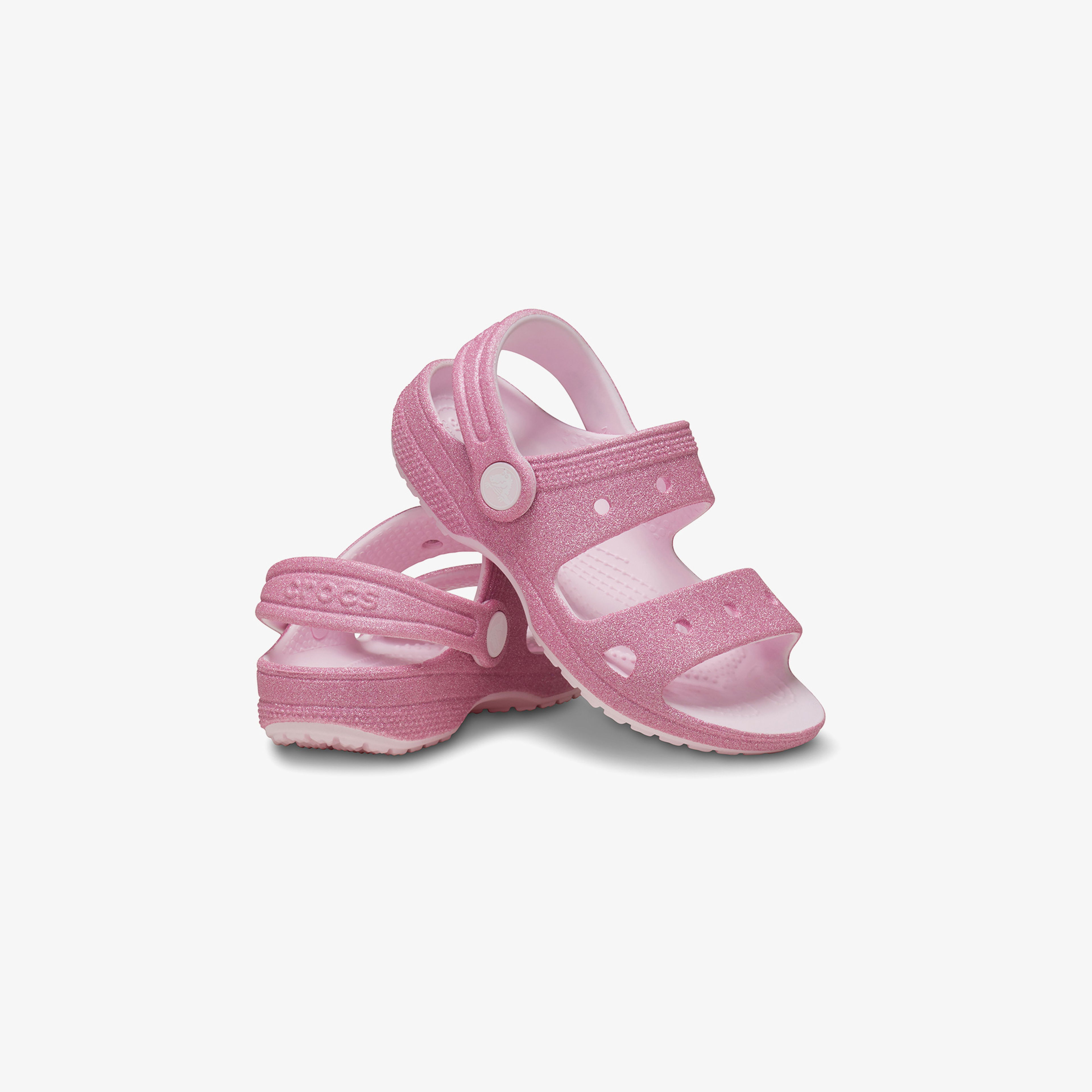 Crocs Classic Glitter Çocuk Pembe Sandalet