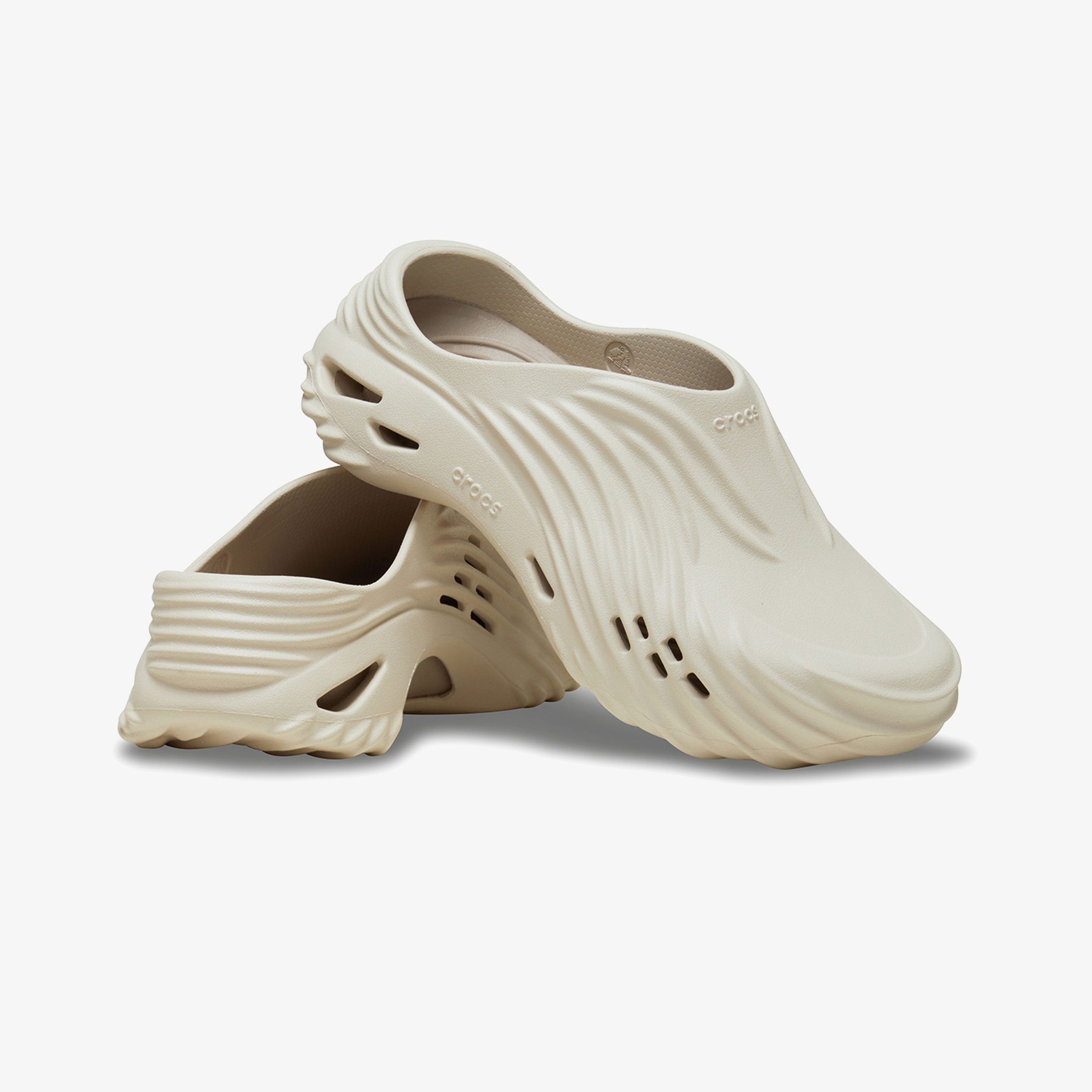 Crocs Echo Wave Unisex Bej Terlik