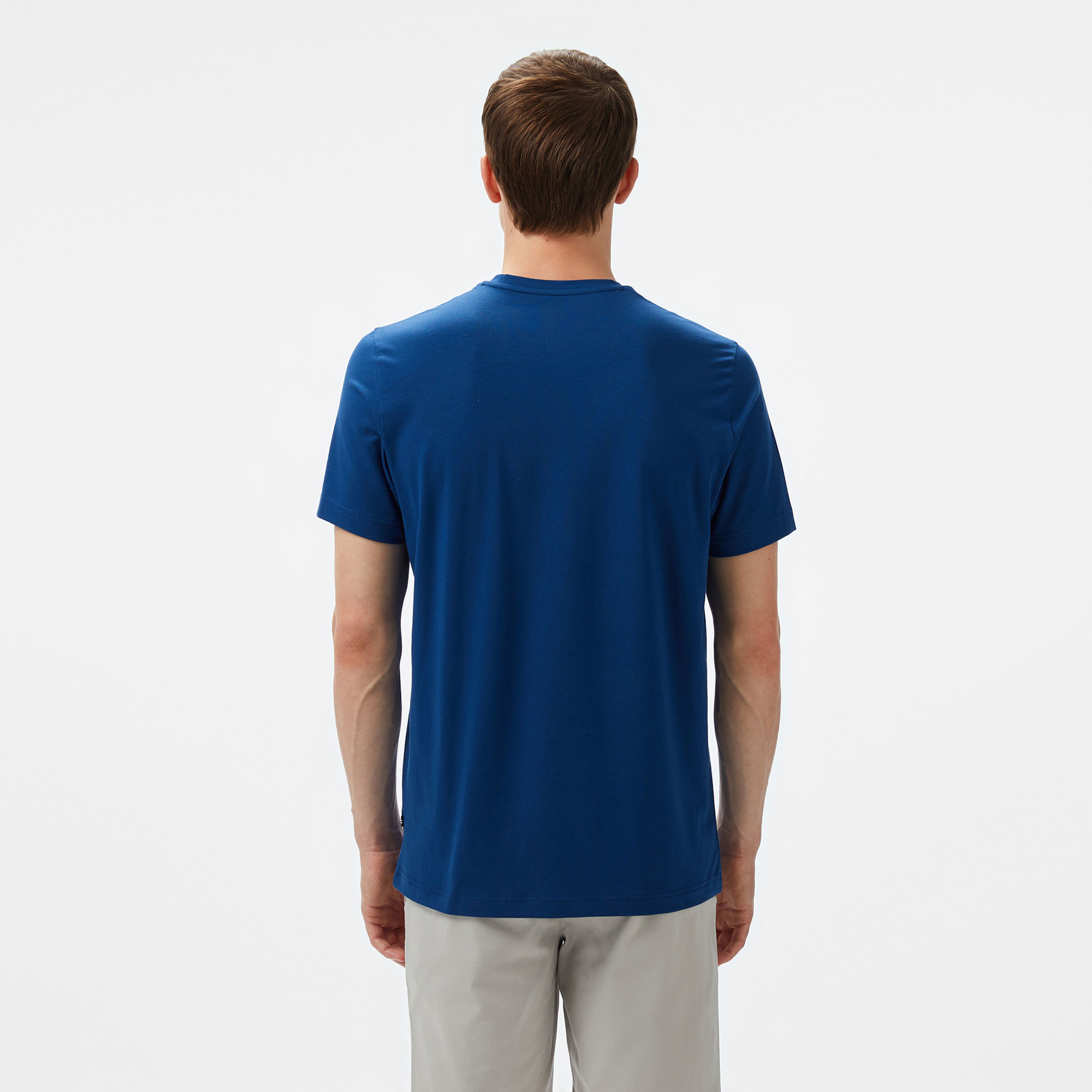 Nautica Erkek Mavi Regular Fit T-Shirt