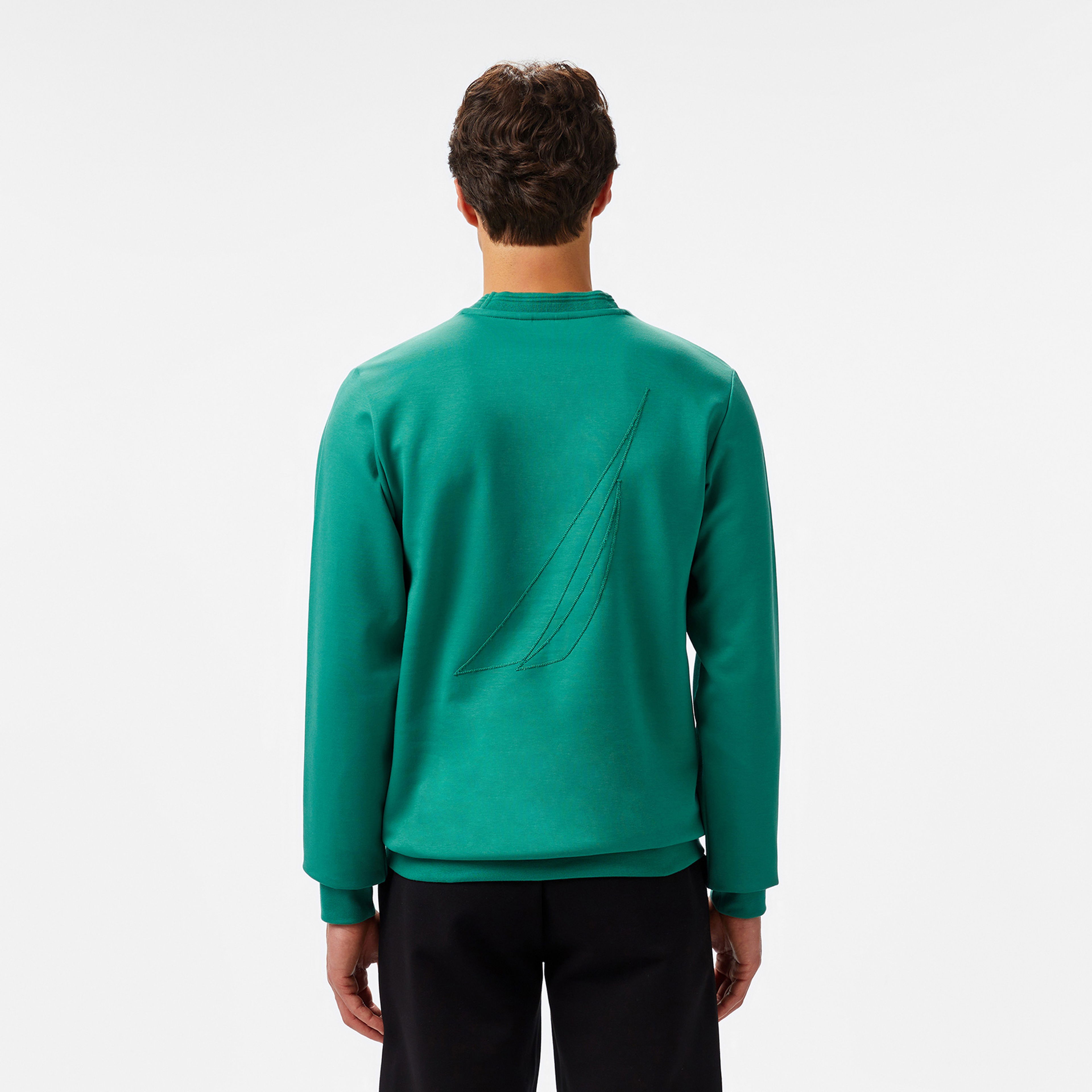 Nautica Erkek Yeşil Regular Fit Sweatshirt