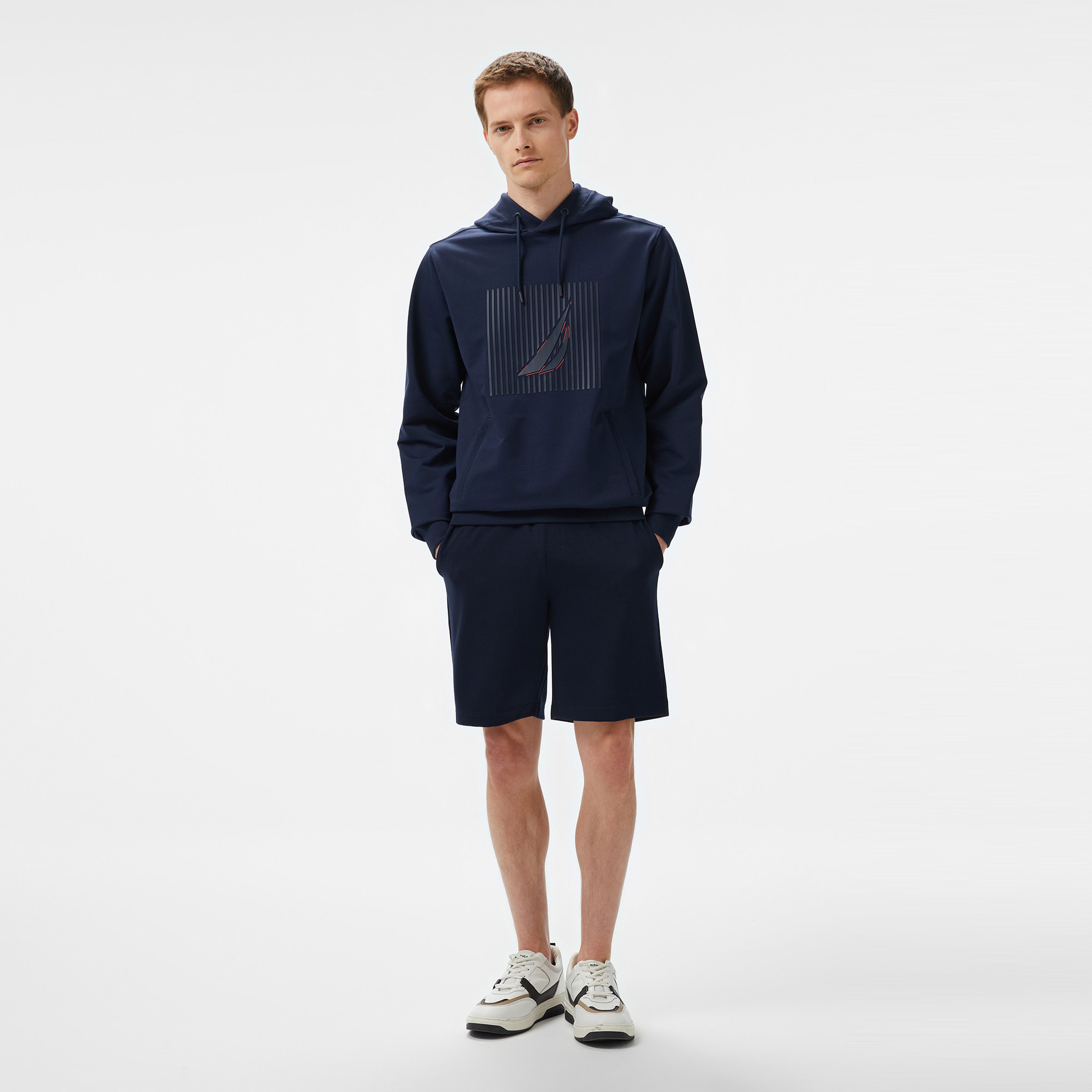 Nautica Erkek Lacivert Regular Fit Sweatshirt