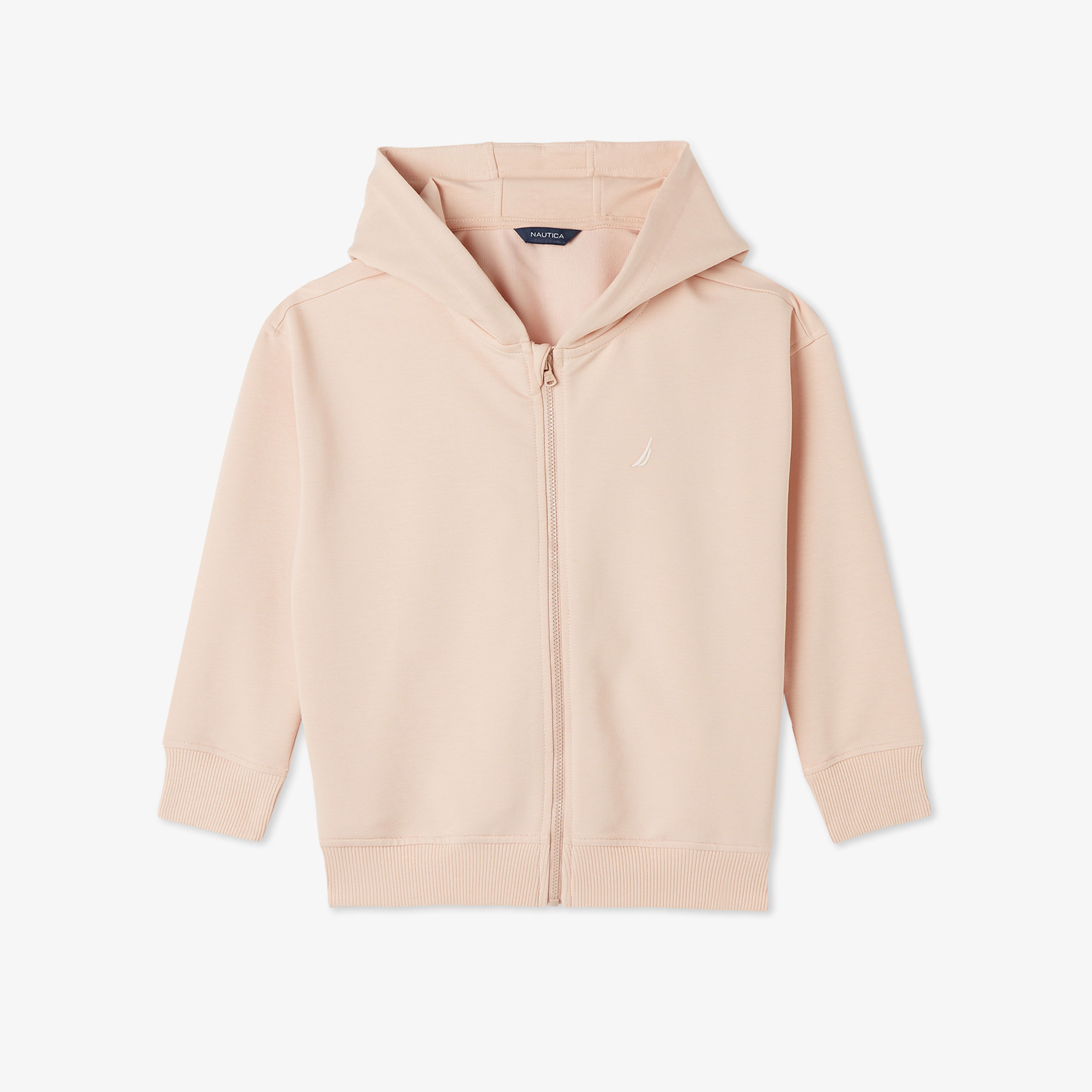 Nautica Kız Çocuk Pembe Standart Fit Kapüşonlu Sweatshirt