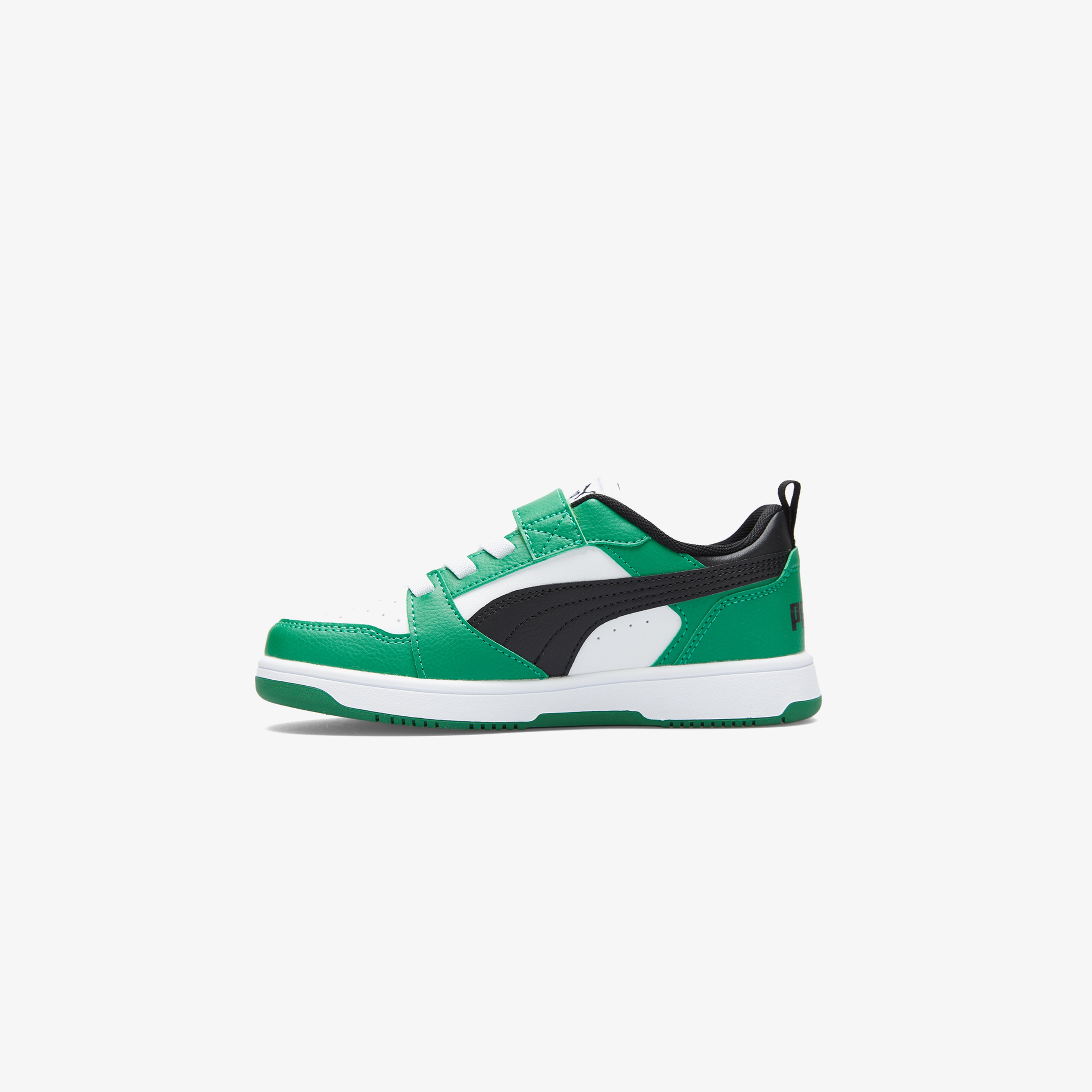 Puma Rebound V6 Lo Çocuk Yeşil Beyaz Sneaker