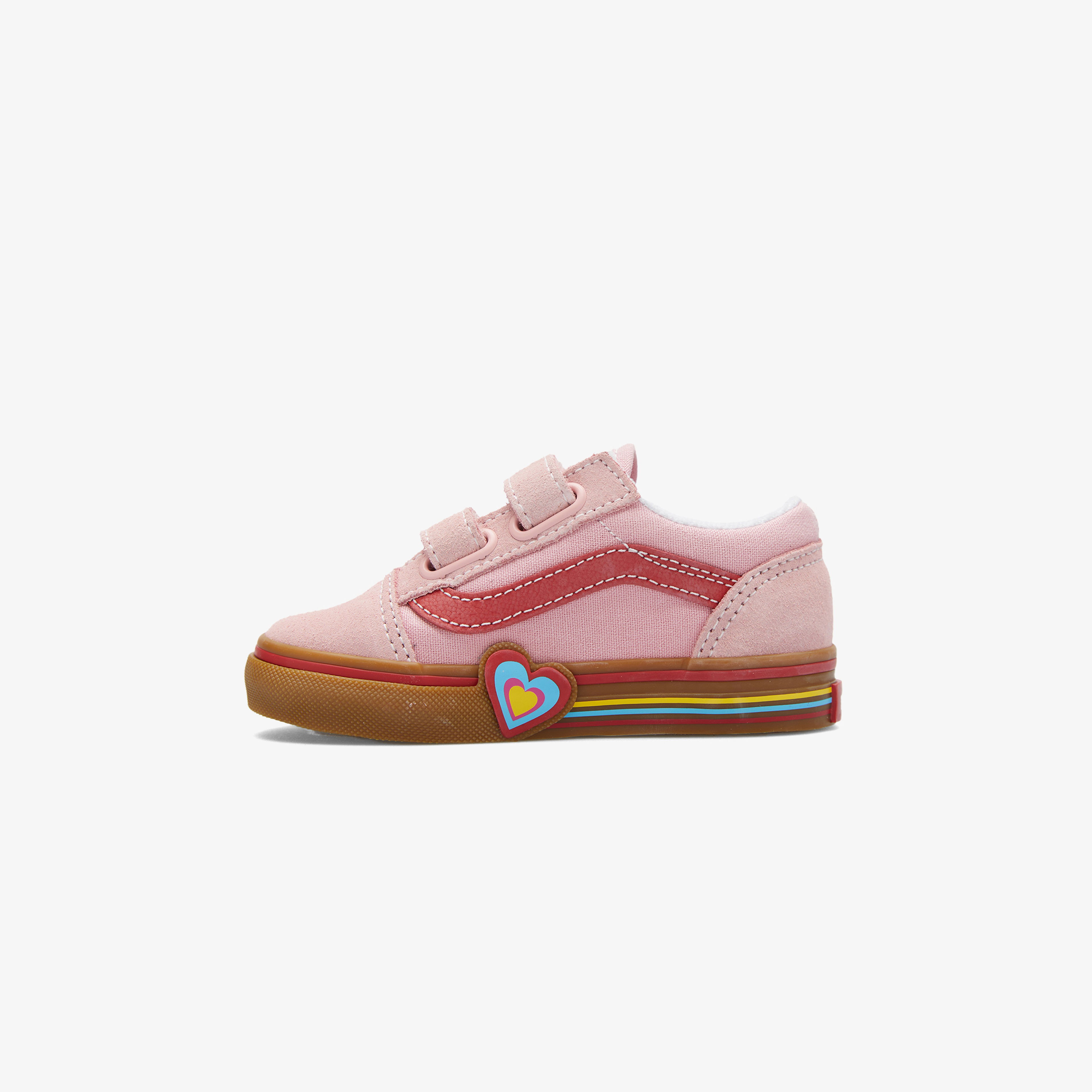 Vans Old Skool V Heart Bebek Pembe Sneaker