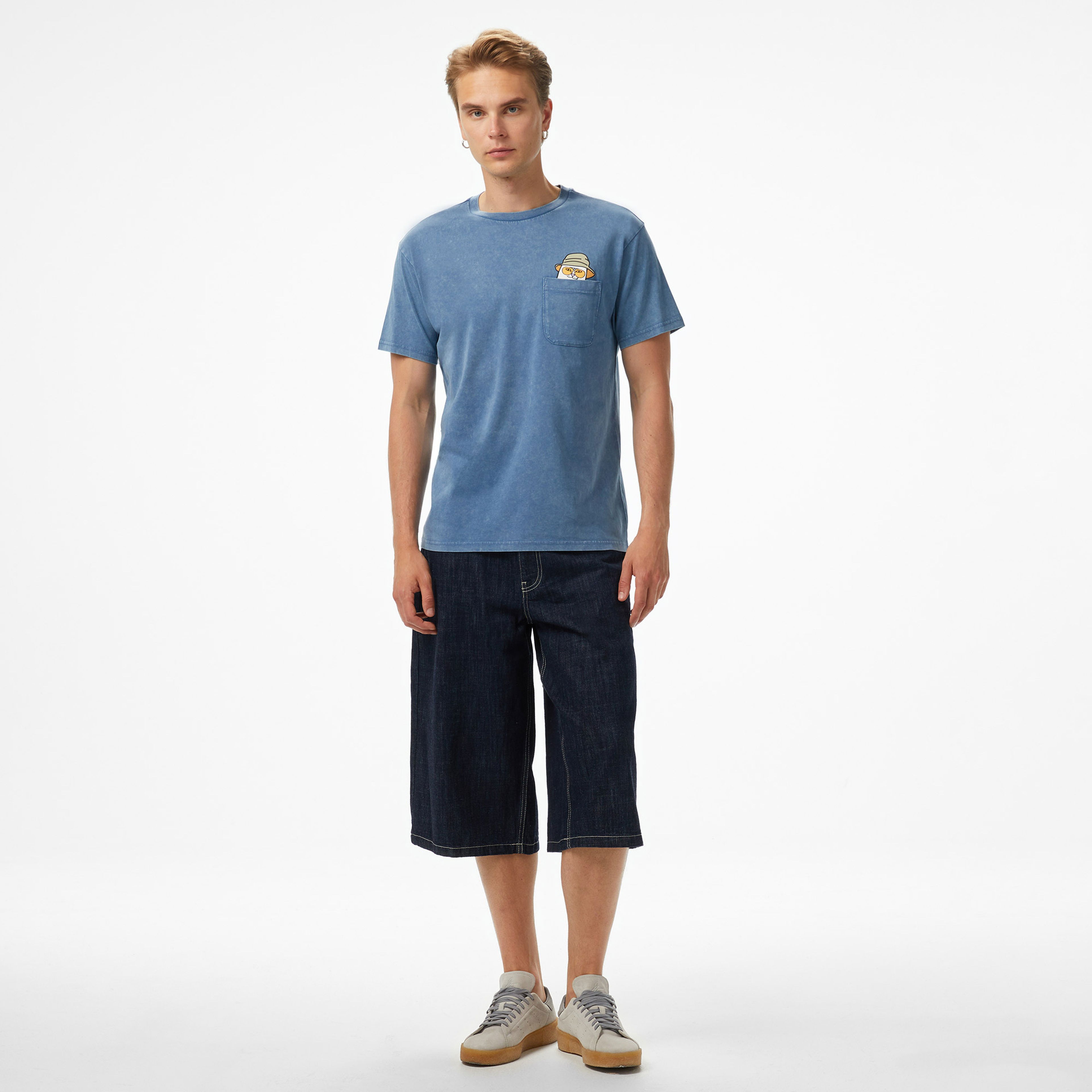 Ripndip Nermal S Thompson Erkek Mavi T-Shirt