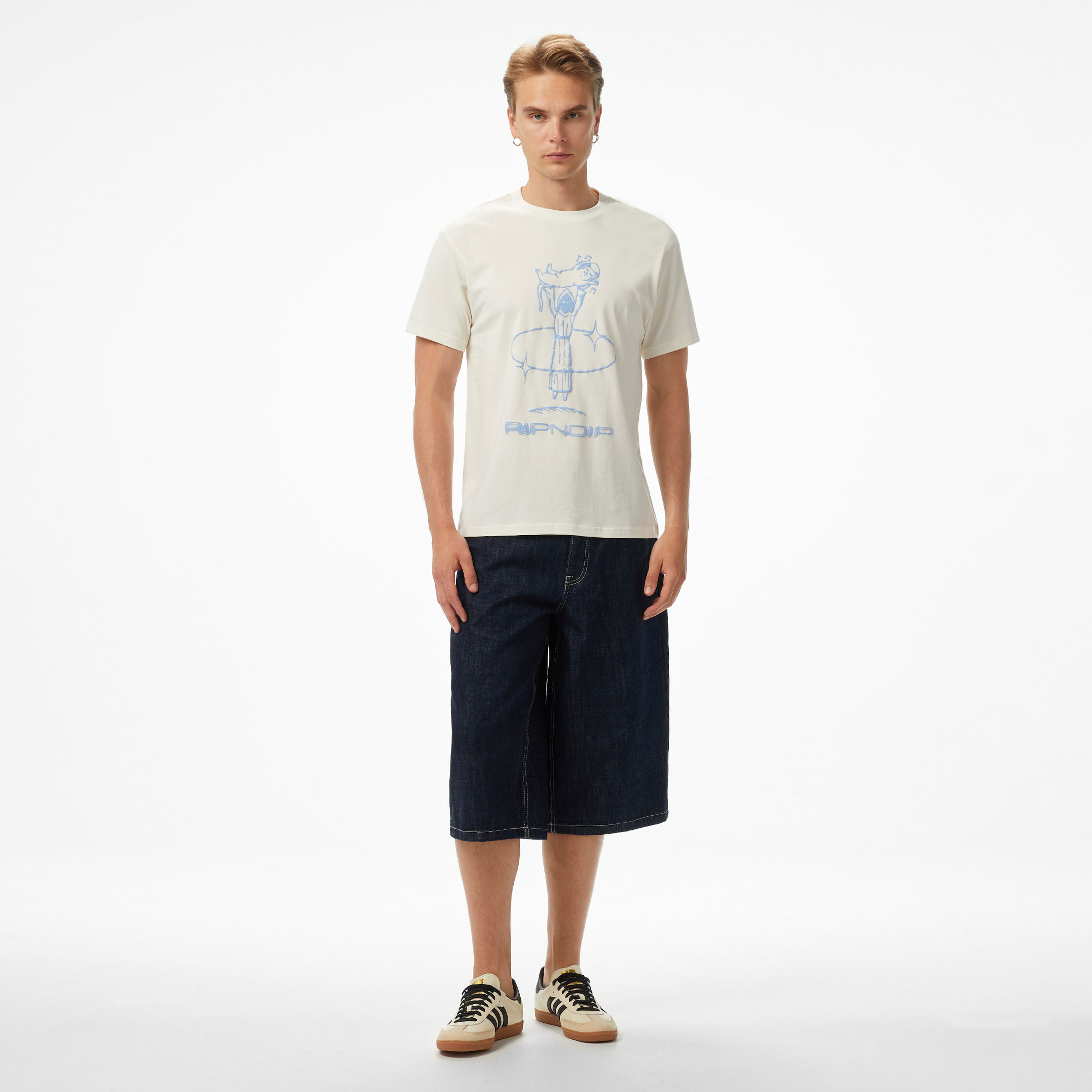 Ripndip Saturn Bone Erkek Beyaz T-Shirt