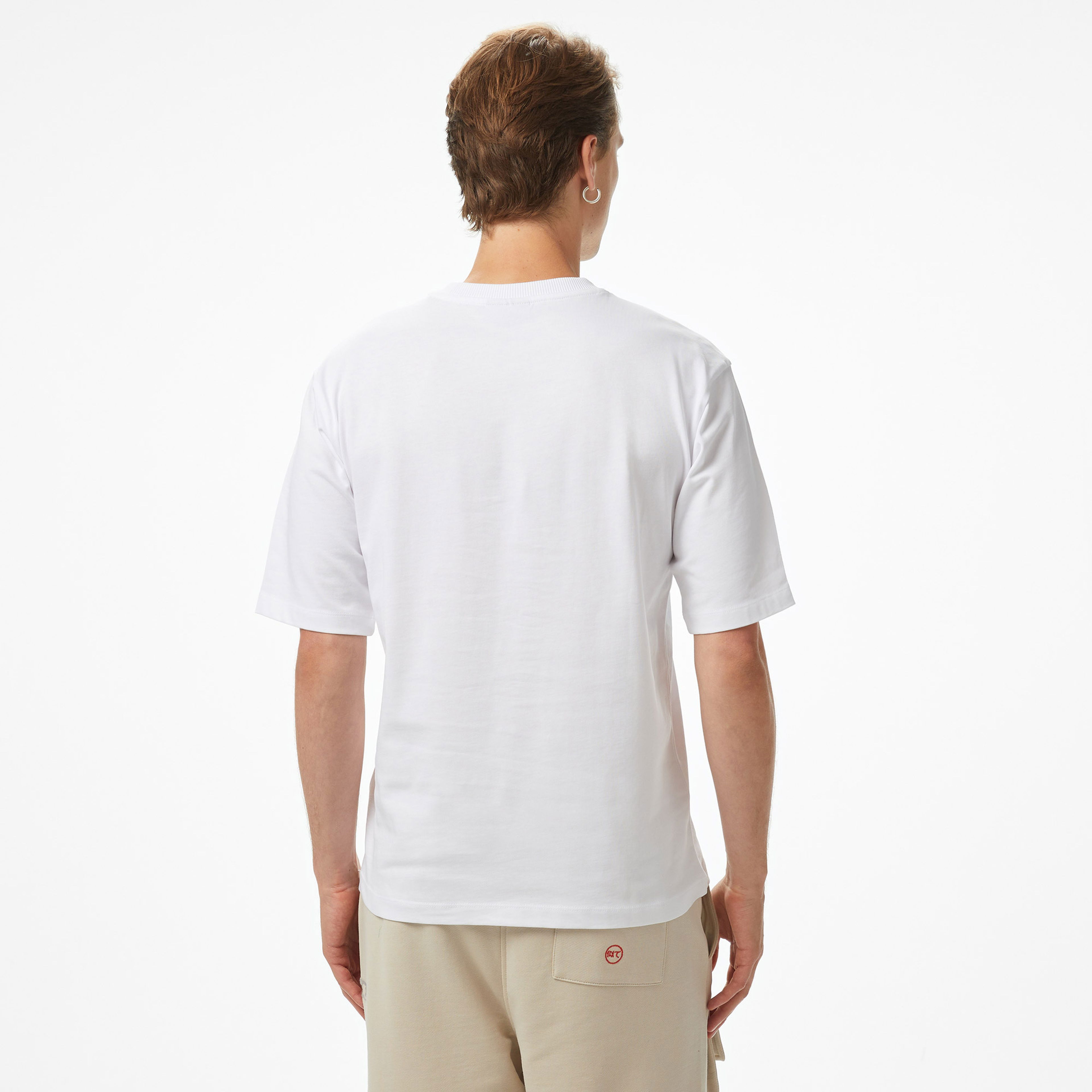 UNITED4 Comfort Erkek Beyaz T-Shirt