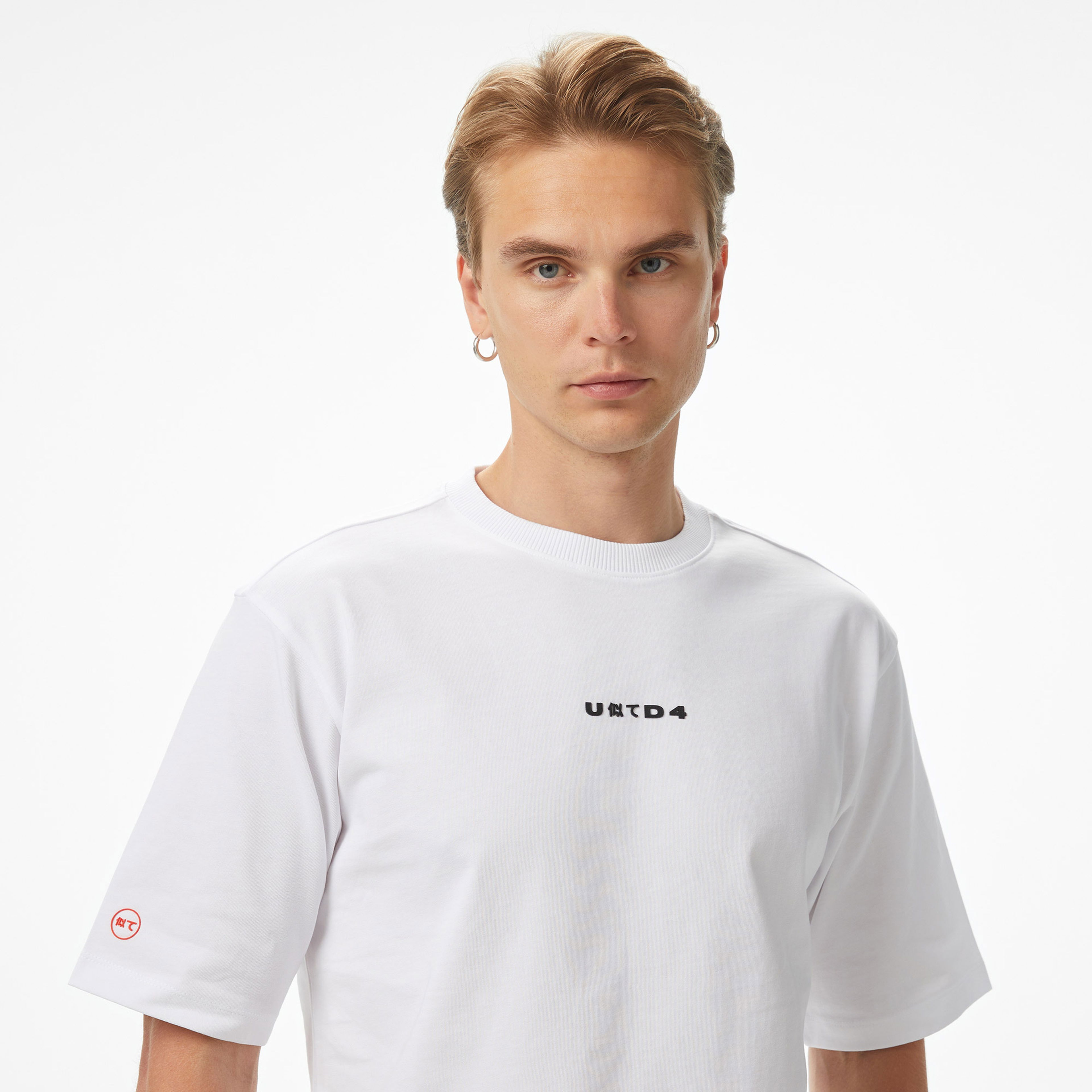 UNITED4 Comfort Erkek Beyaz T-Shirt