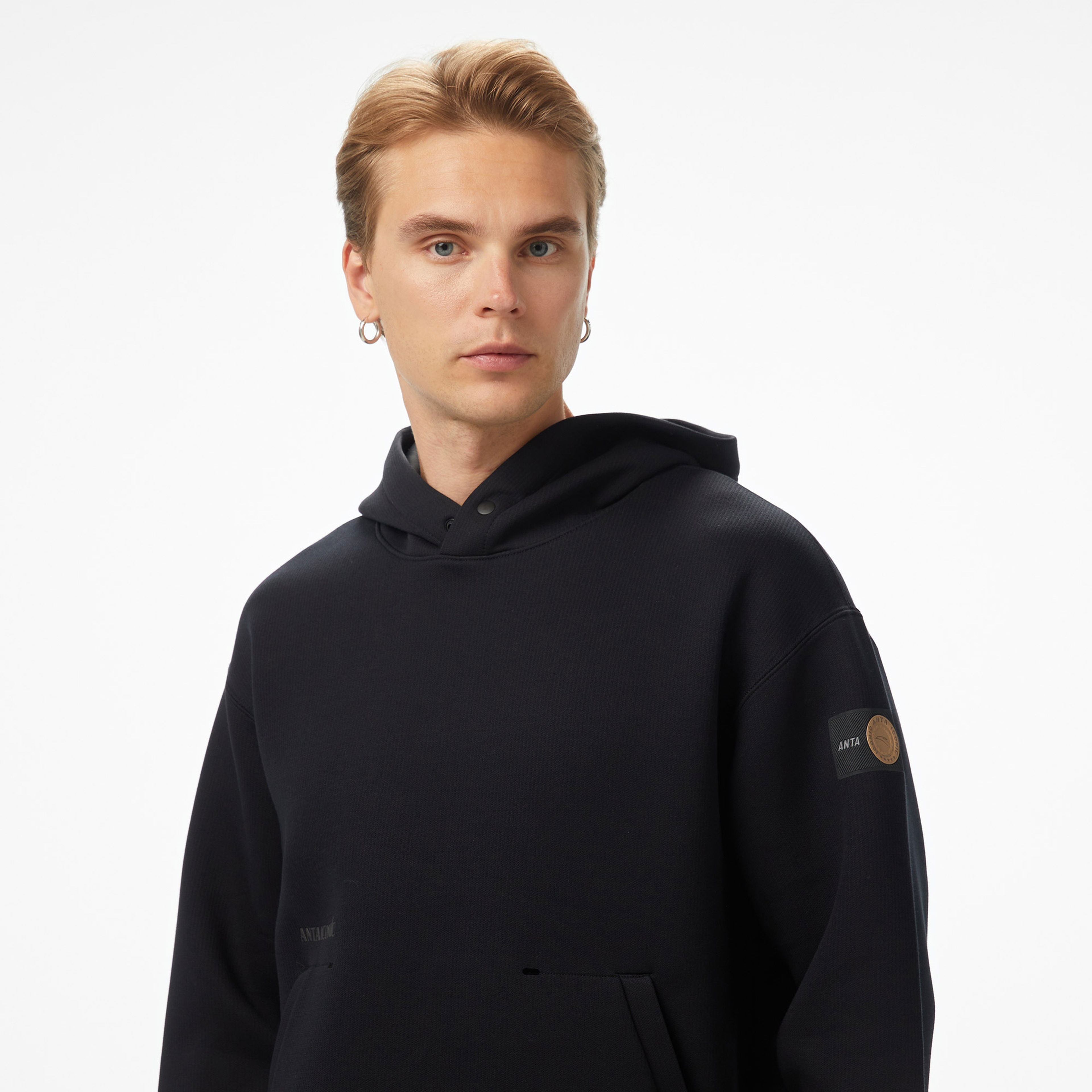 Anta Iconic Erkek Siyah Hoodie
