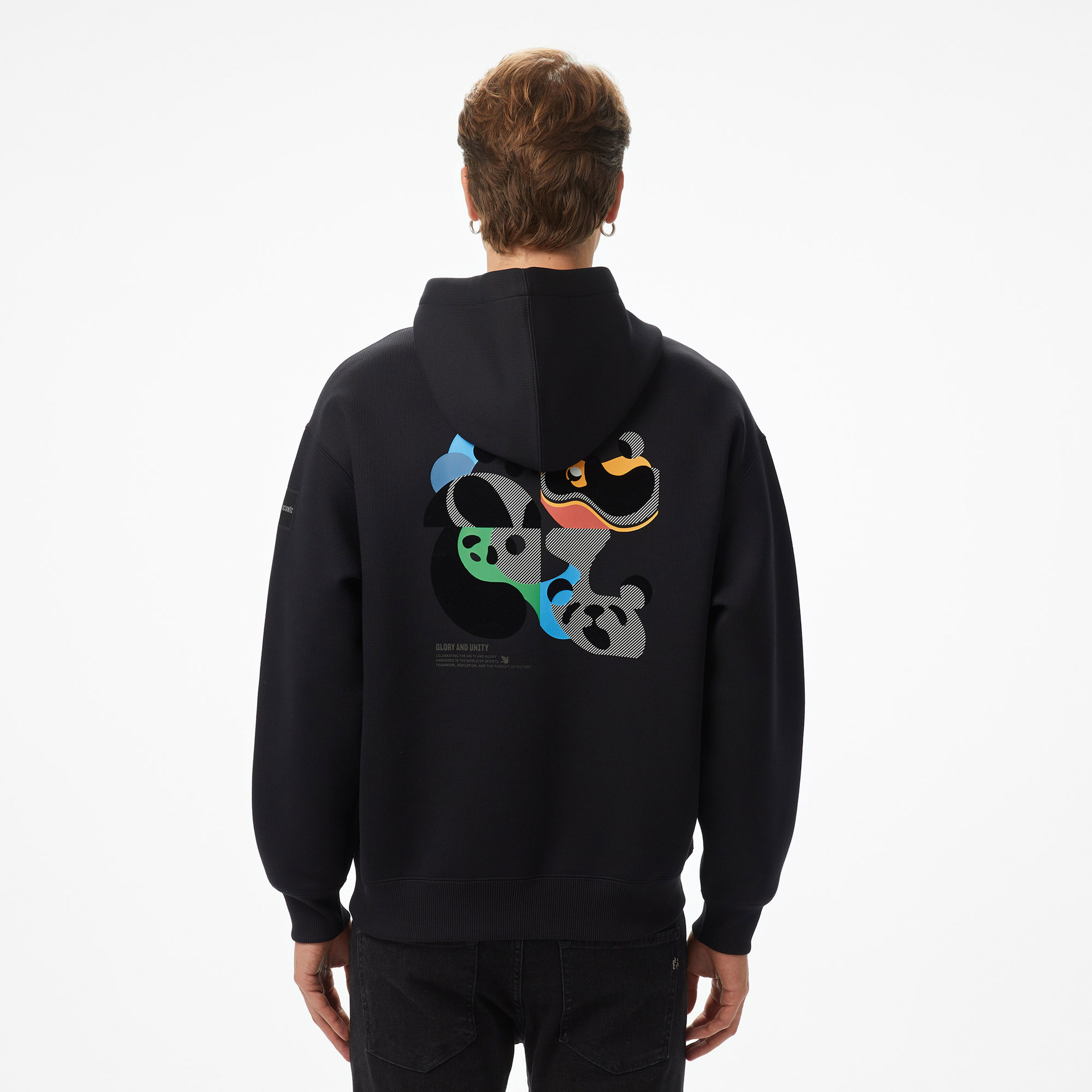 Anta Iconic Erkek Siyah Hoodie