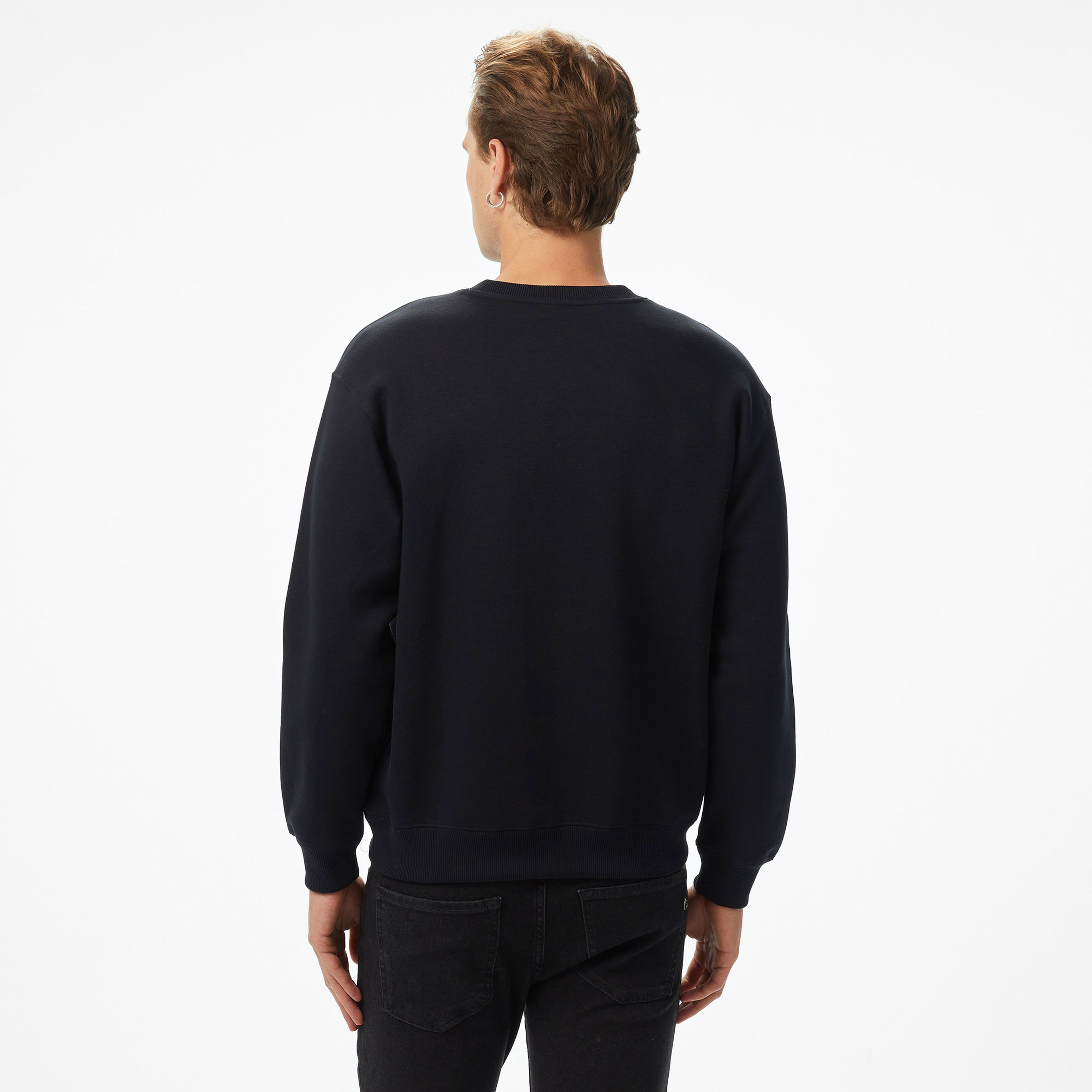 Anta Sports Club Erkek Siyah Sweatshirt