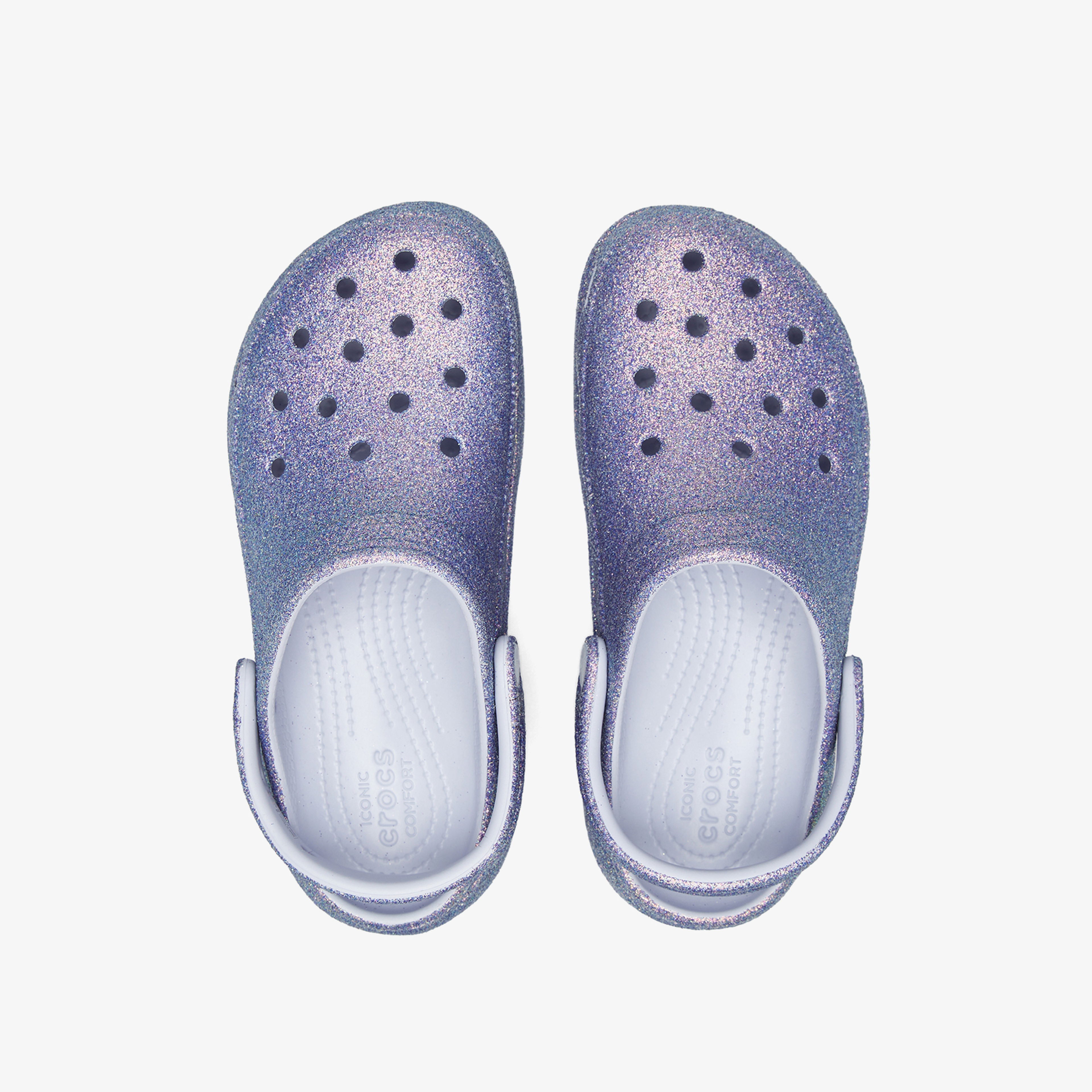 Crocs Platform Irid Glitter Kadın Mor Terlik