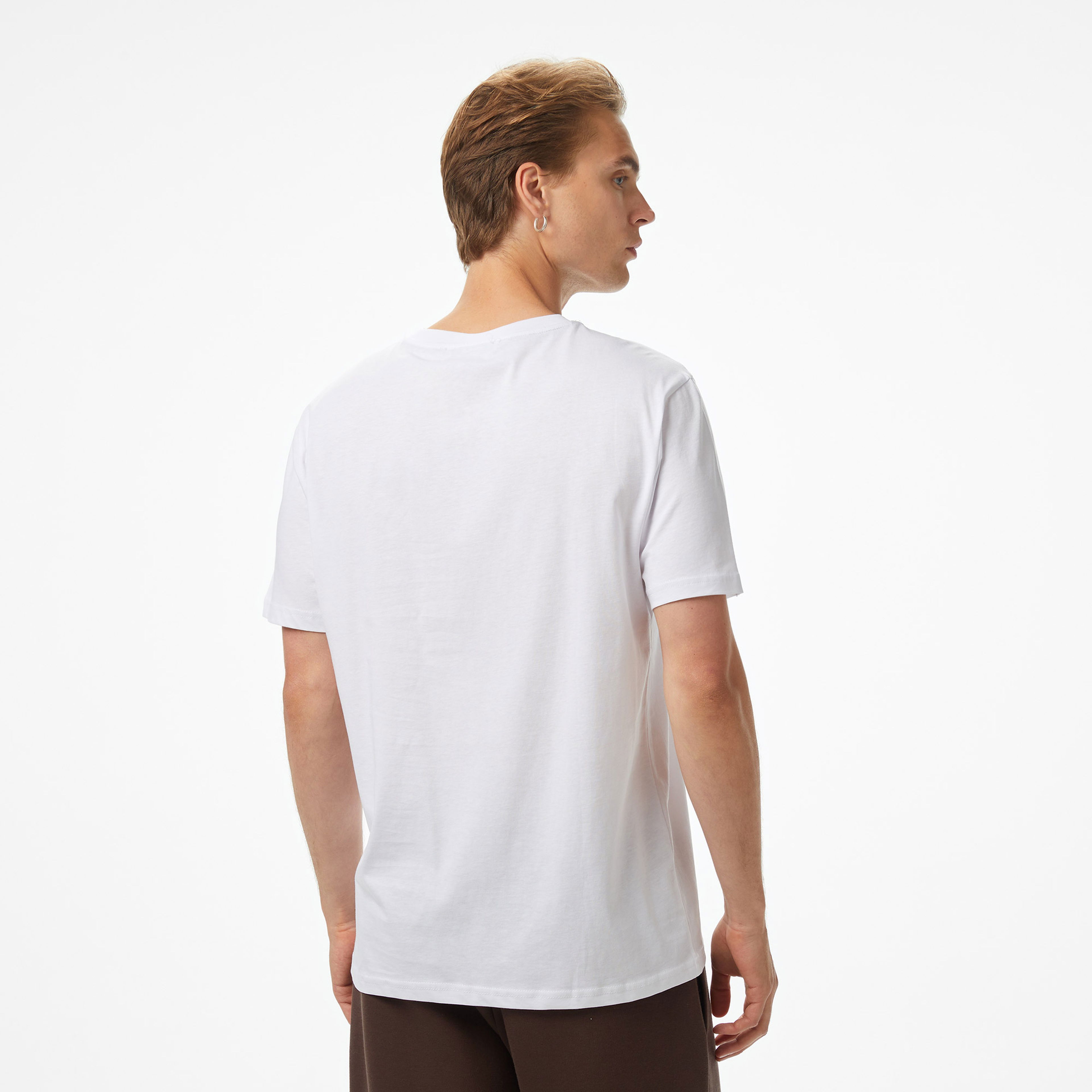 Ucla Bass Erkek Beyaz T-Shirt