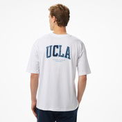 Ucla Sinclair Erkek Beyaz Bisiklet Yaka T-Shirt
