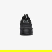 Ea7 Ace Runner Monogram Unisex Siyah Spor Ayakkabı
