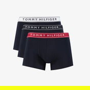 Tommy Hilfiger Lastikli Logolu Erkek Renkli 3'lü Boxer