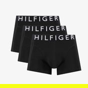 Tommy Hilfiger Bel Lastikli Logolu Erkek Siyah 3'lü Boxer