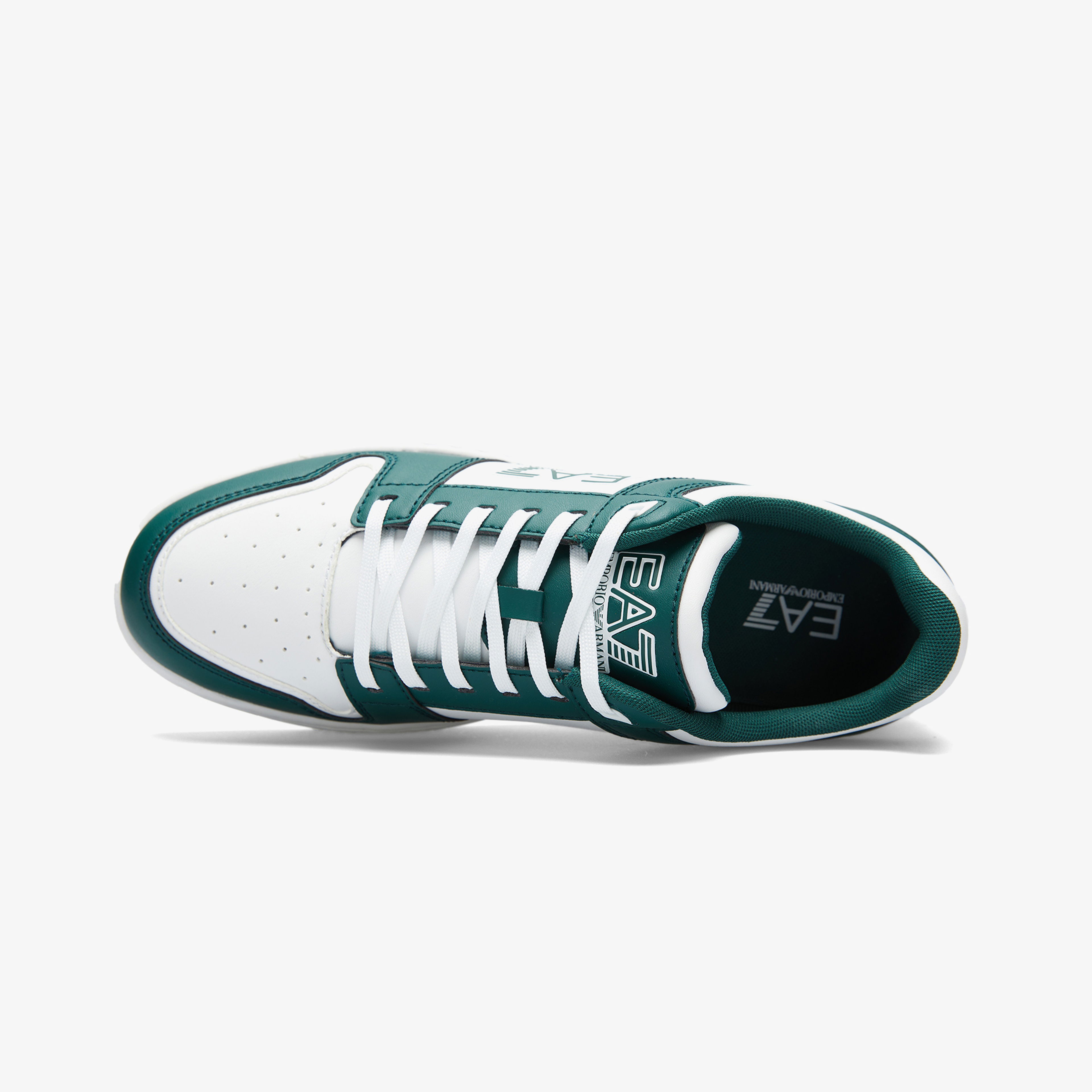Emporio Armani Erkek Beyaz/Yeşil Sneaker