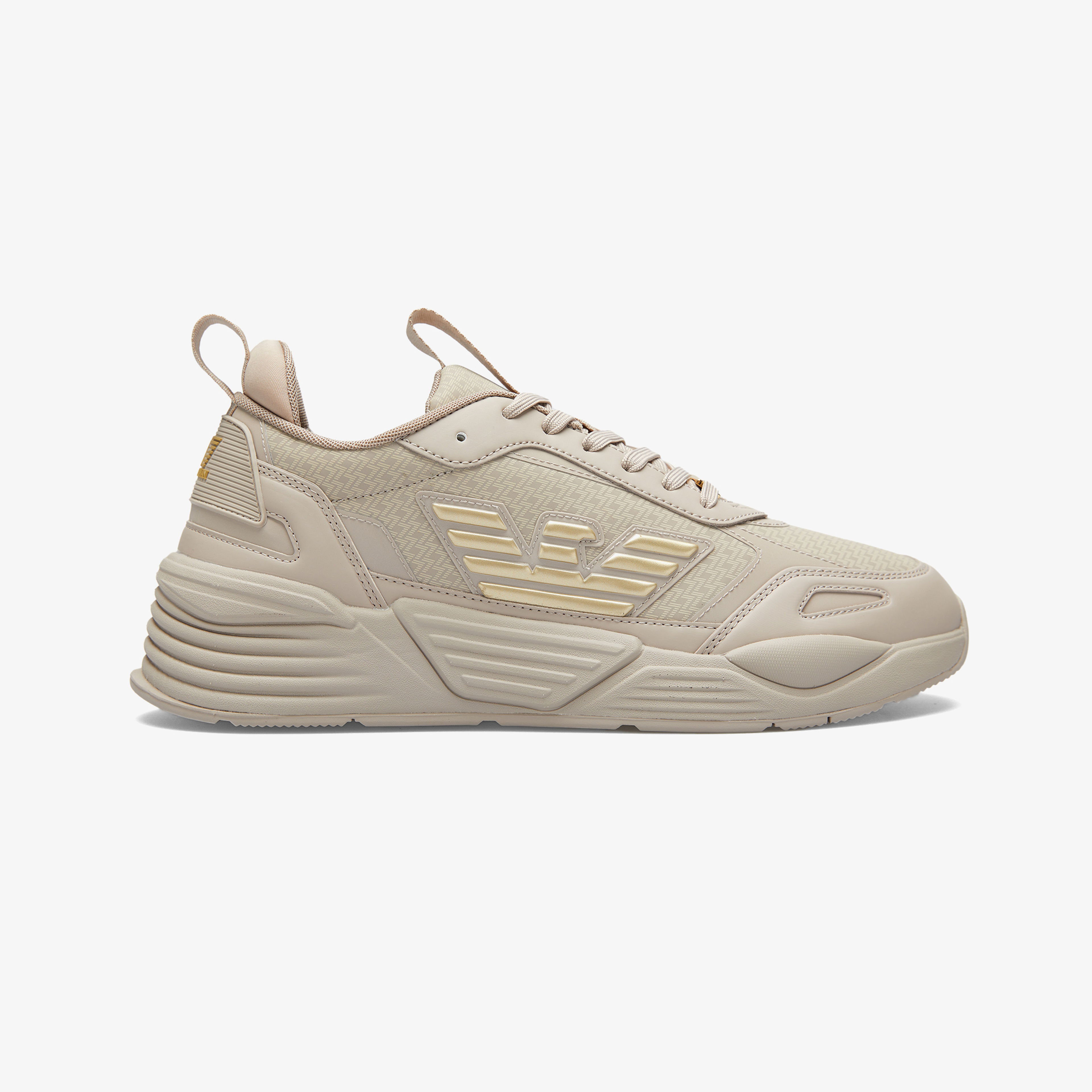 Emporio Armani Eagle Erkek Bej Sneaker