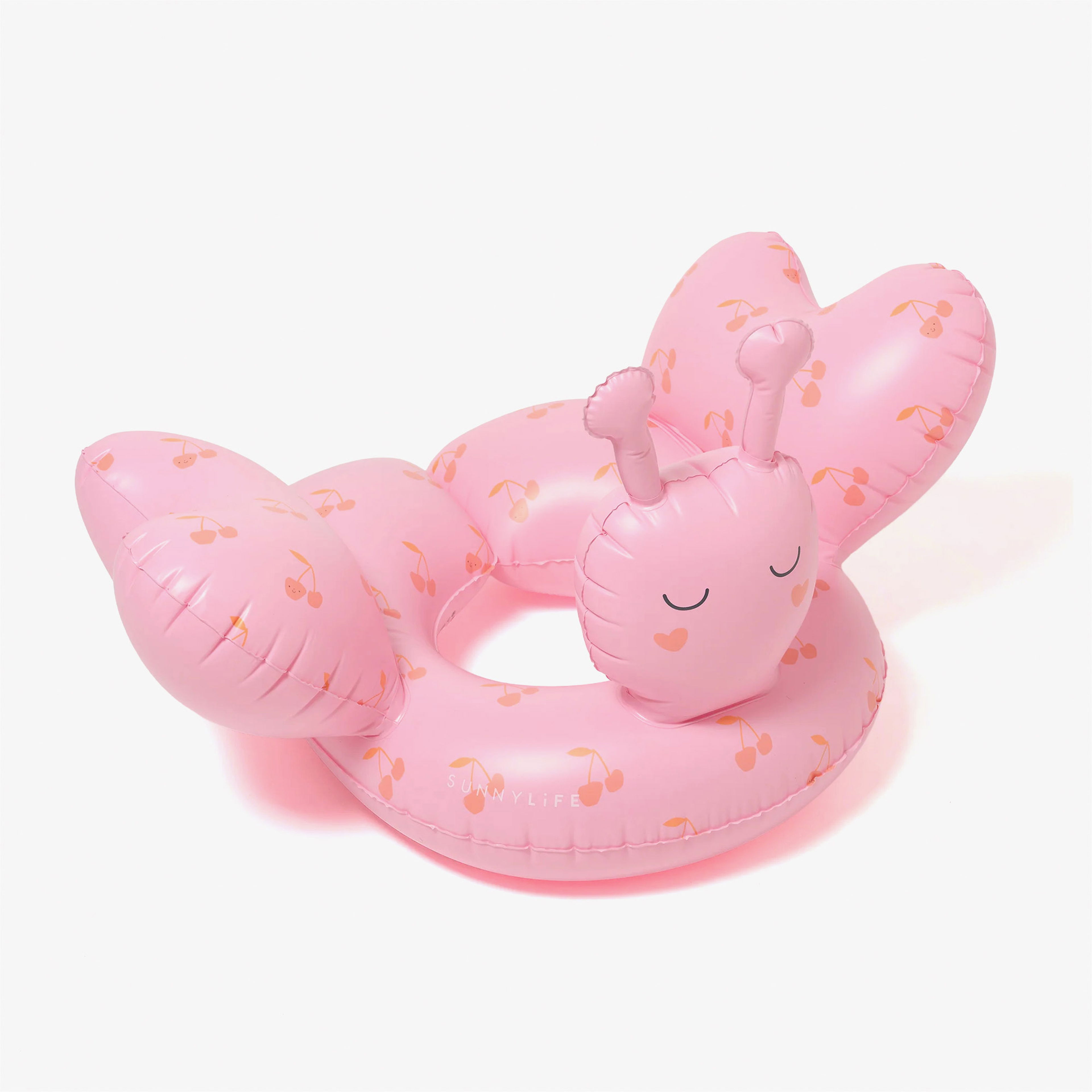 Sunnylife Cherry and Cotton Çocuk Pembe Şişirebilir Deniz Yatağı