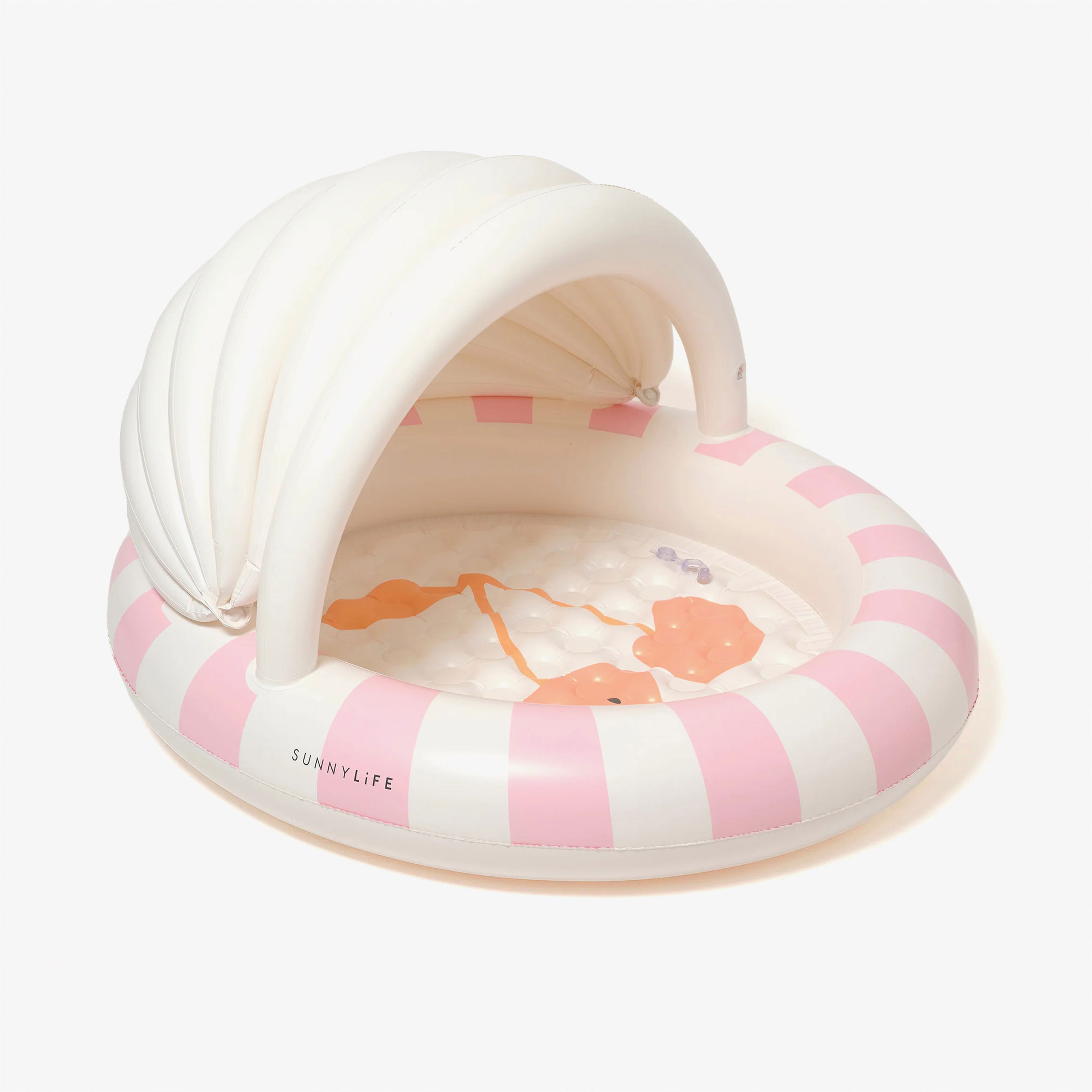 Sunnylife Cotton Candy Cherry Çocuk Beyaz Şişirilebilir Deniz Simidi