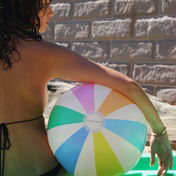 Sunnylife Inflatable Pastel Renkli Plaj Topu