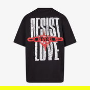 Karl Kani Woven Signature Resist Love Erkek Siyah T-Shirt
