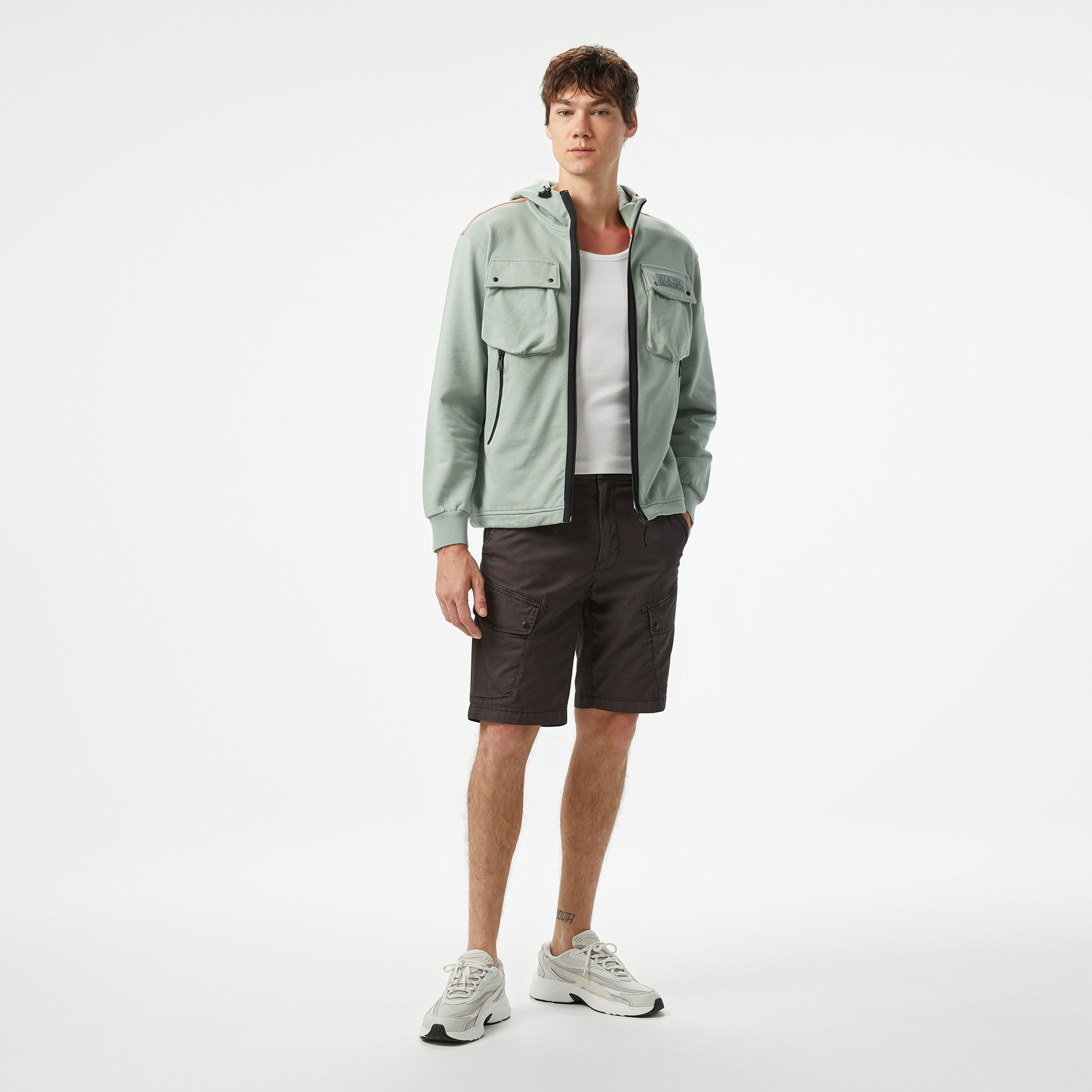 Napapijri  B-Rivalto Fzh Erkek Yeşil Sweatshirt