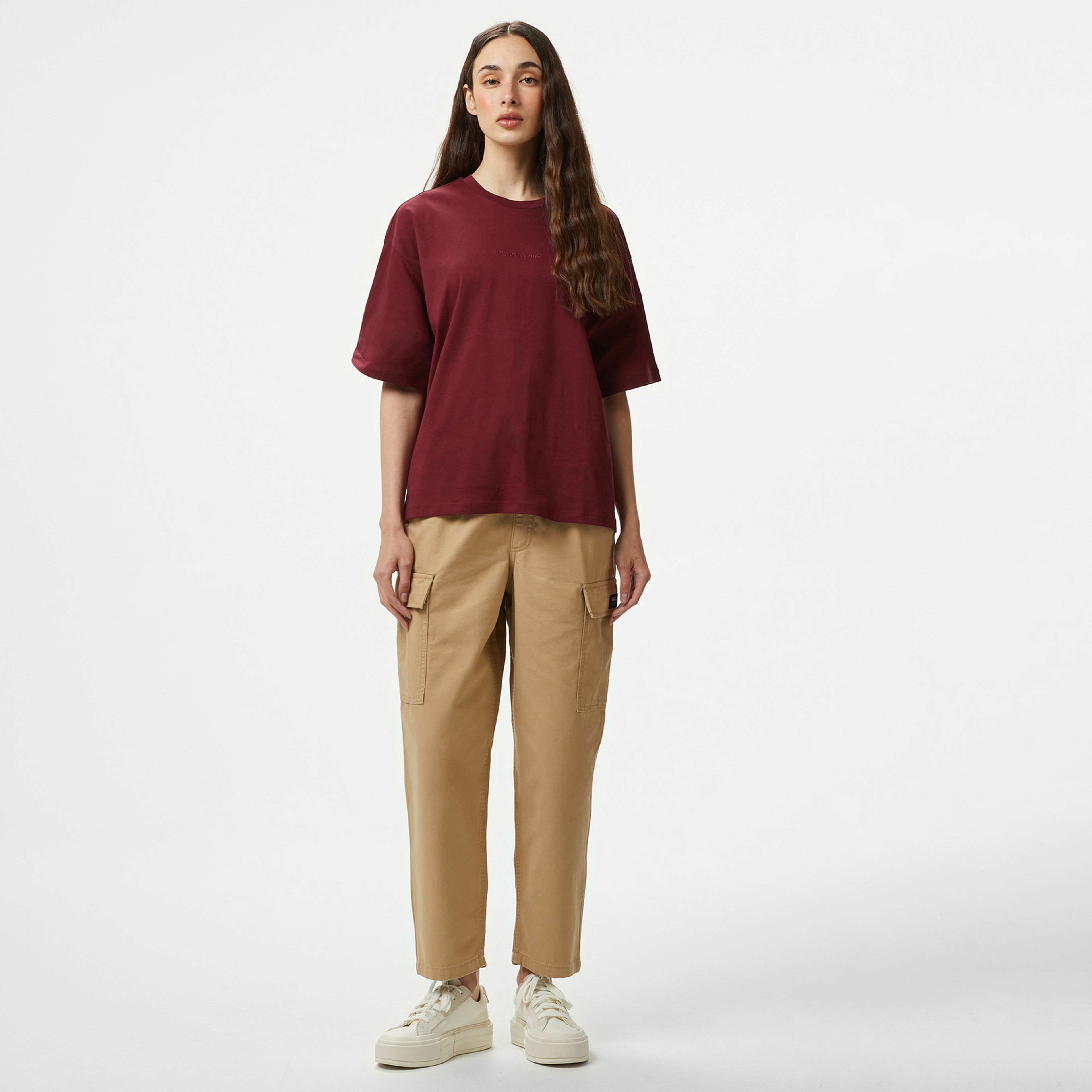 Vans By Range Cargo Baggy Tapered Çocuk Krem Pantolon