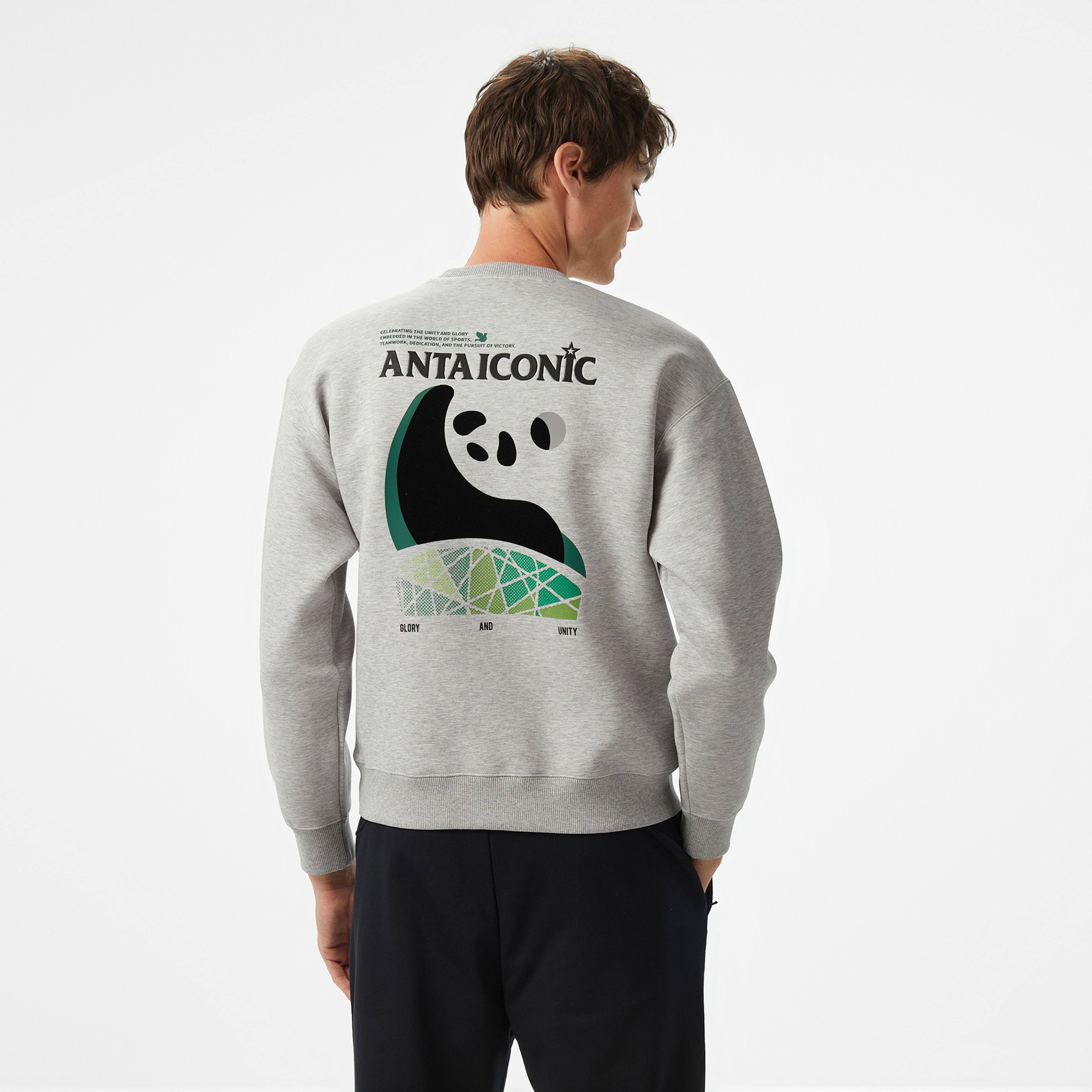 Anta CNY Good Luck Erkek Gri Hoodie