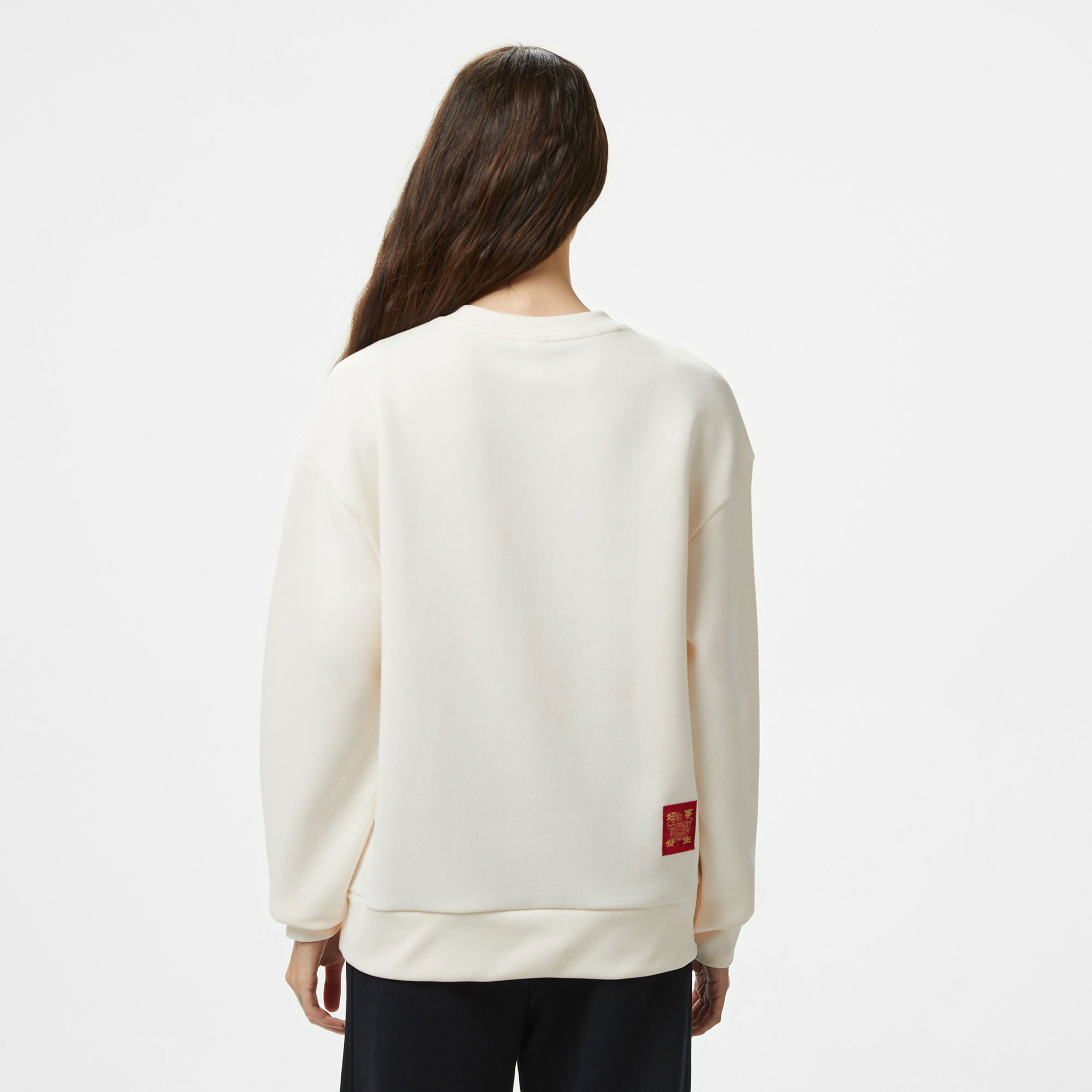 Anta CNY Good Luck Kadın Beyaz Sweatshirt